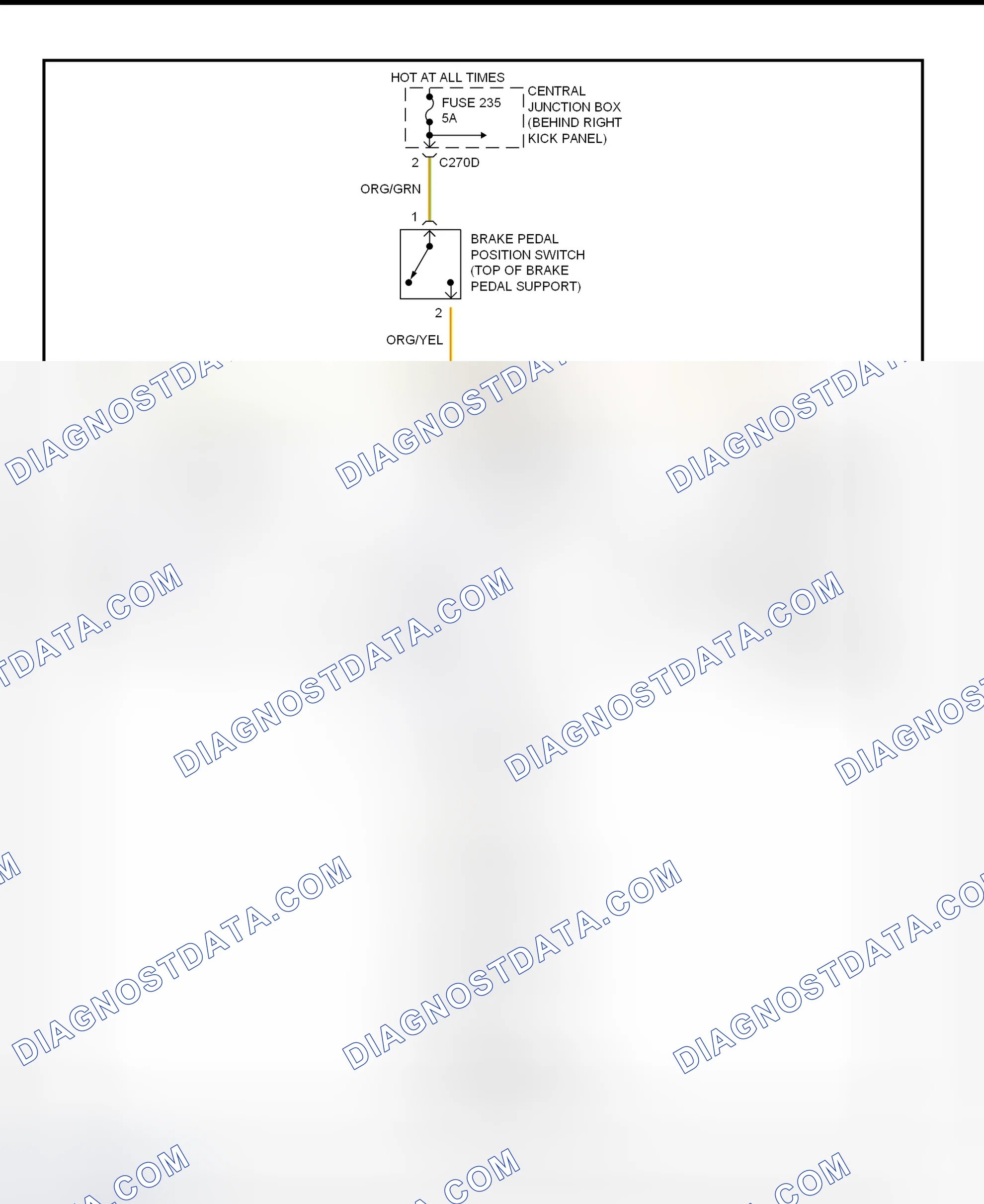 Fig. 24: Shift Interlock System Wiring Diagram (LS Without IVD)