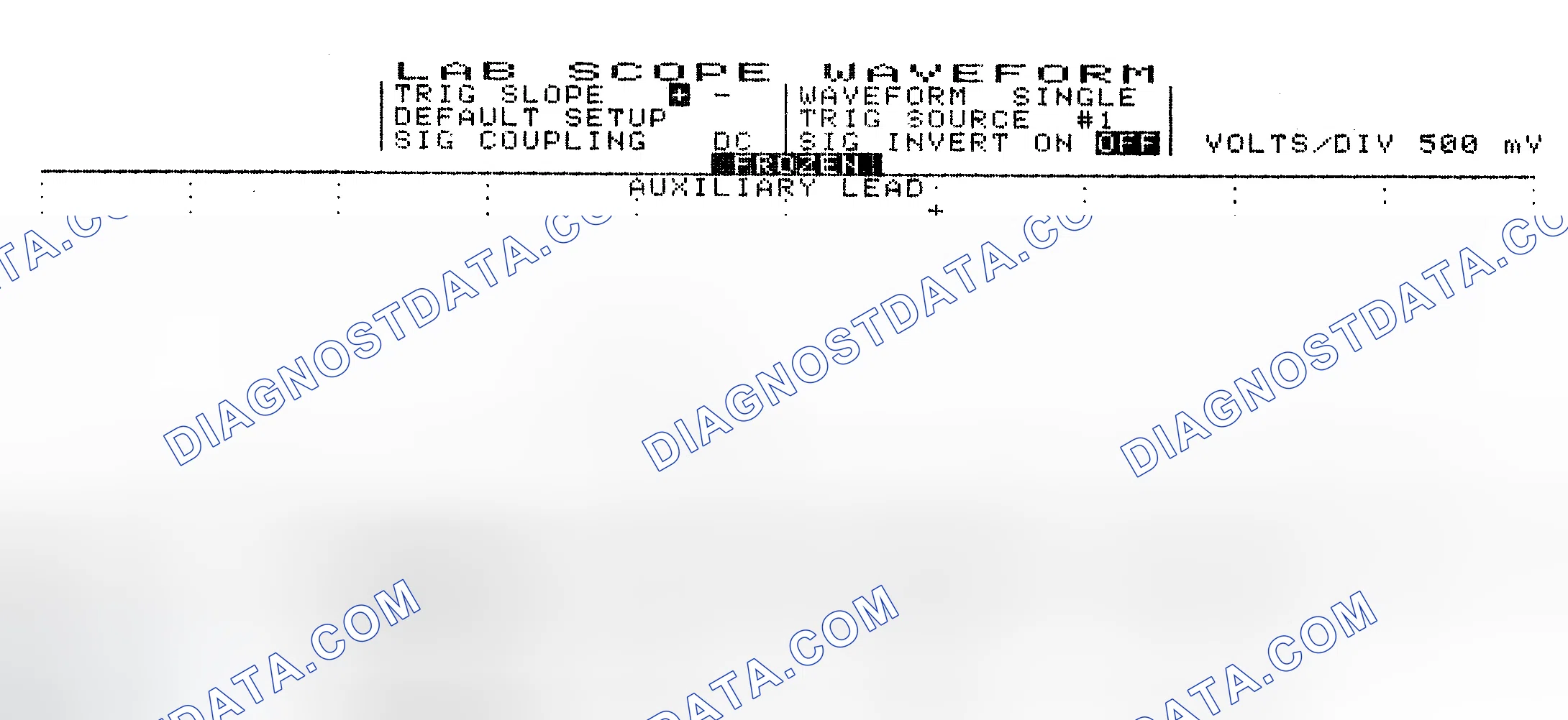 Scheme 10: Single Injector w/Excessive Current Flow - Current Pattern