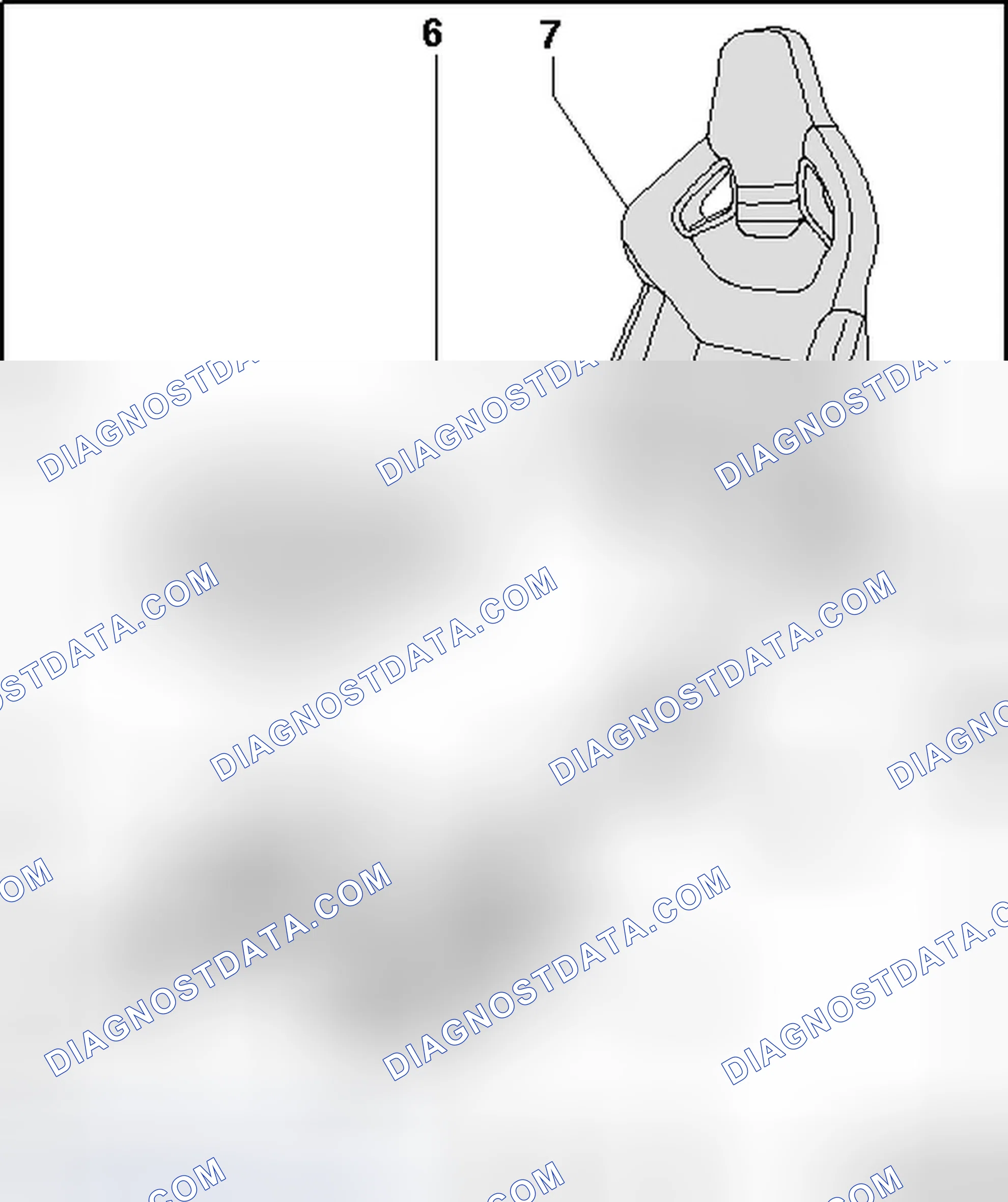 Scheme 132: LOWER SEAT FRAME AND FRONT BACKREST OVERVIEW
