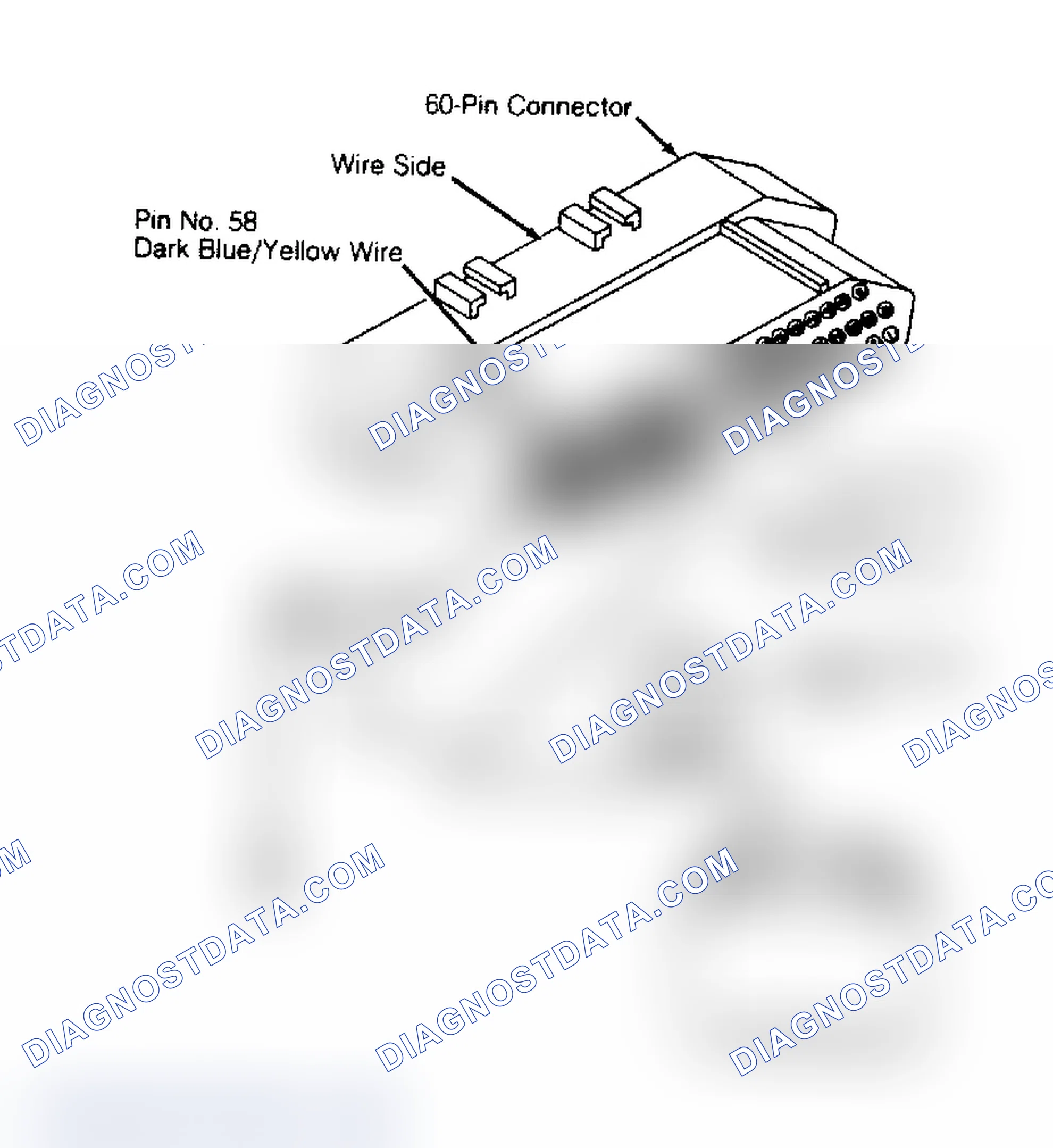 Scheme 222: NS8 (2 of 3) - Connecting Remote Starter Between 60-Pin Connector Pin No. 33 & Battery