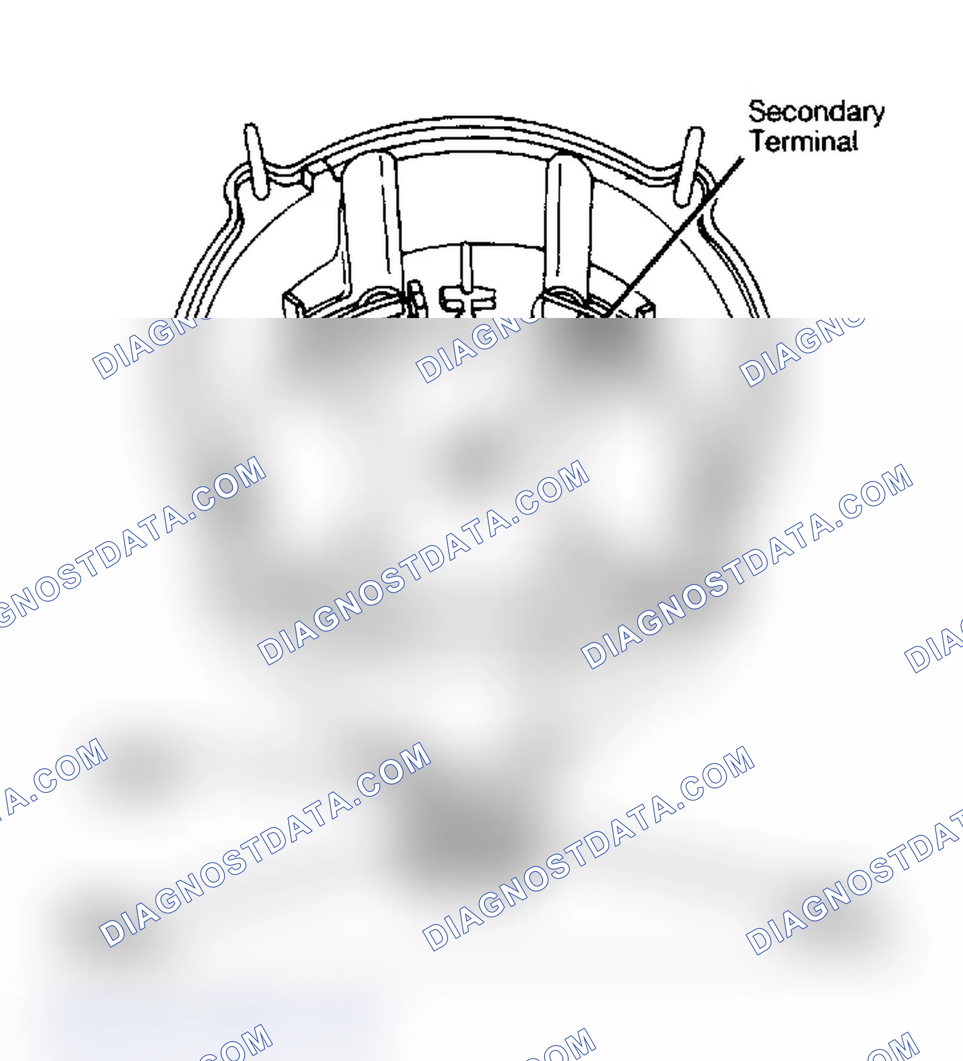Scheme 7: Integrally Mounted Ignition Coil (In Distributor Cap)