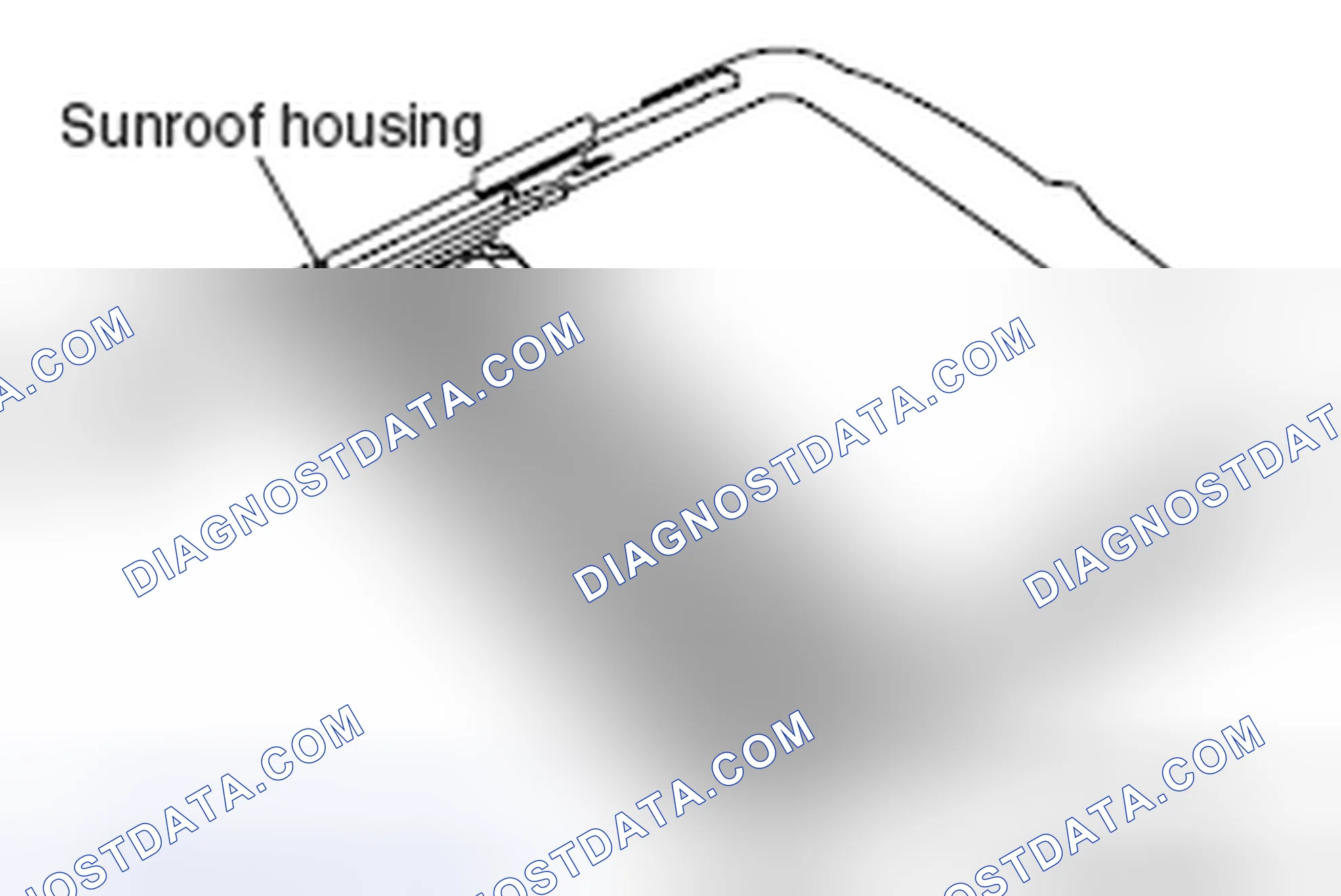 Scheme 114: << B >> SUNROOF DRIP PLATE AND SUNROOF LID SLIDE GUIDE REMOVAL