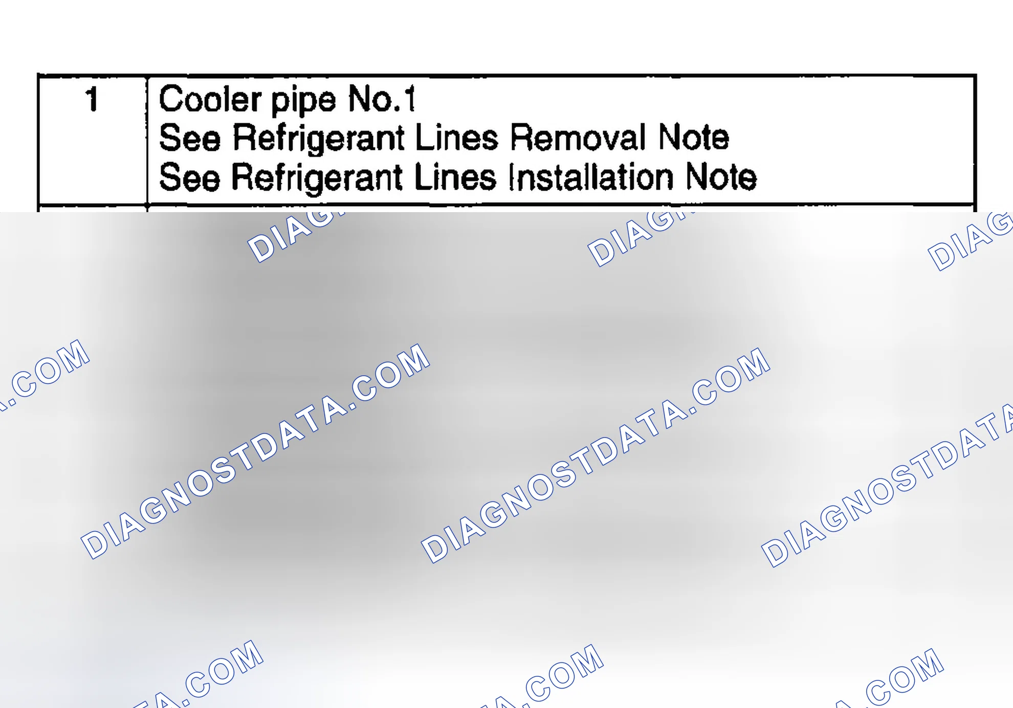 Scheme 61: REFRIGERANT LINES REMOVAL/INSTALLATION