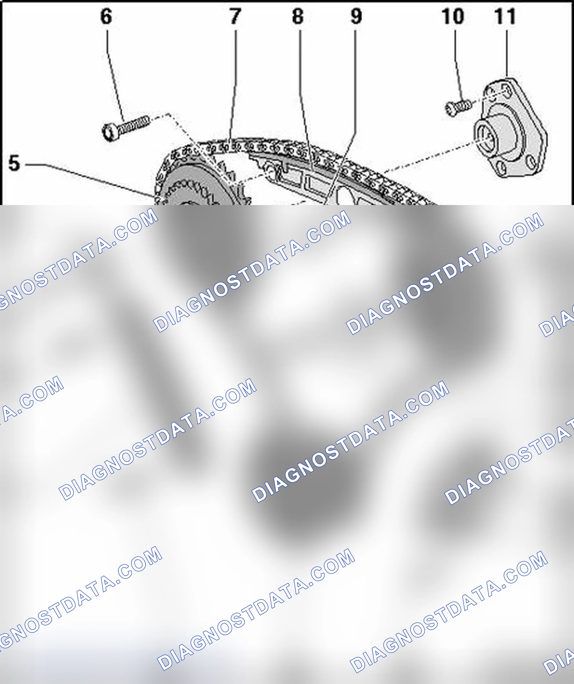 Scheme 173: Timing Mechanism Drive Chain, Component Overview