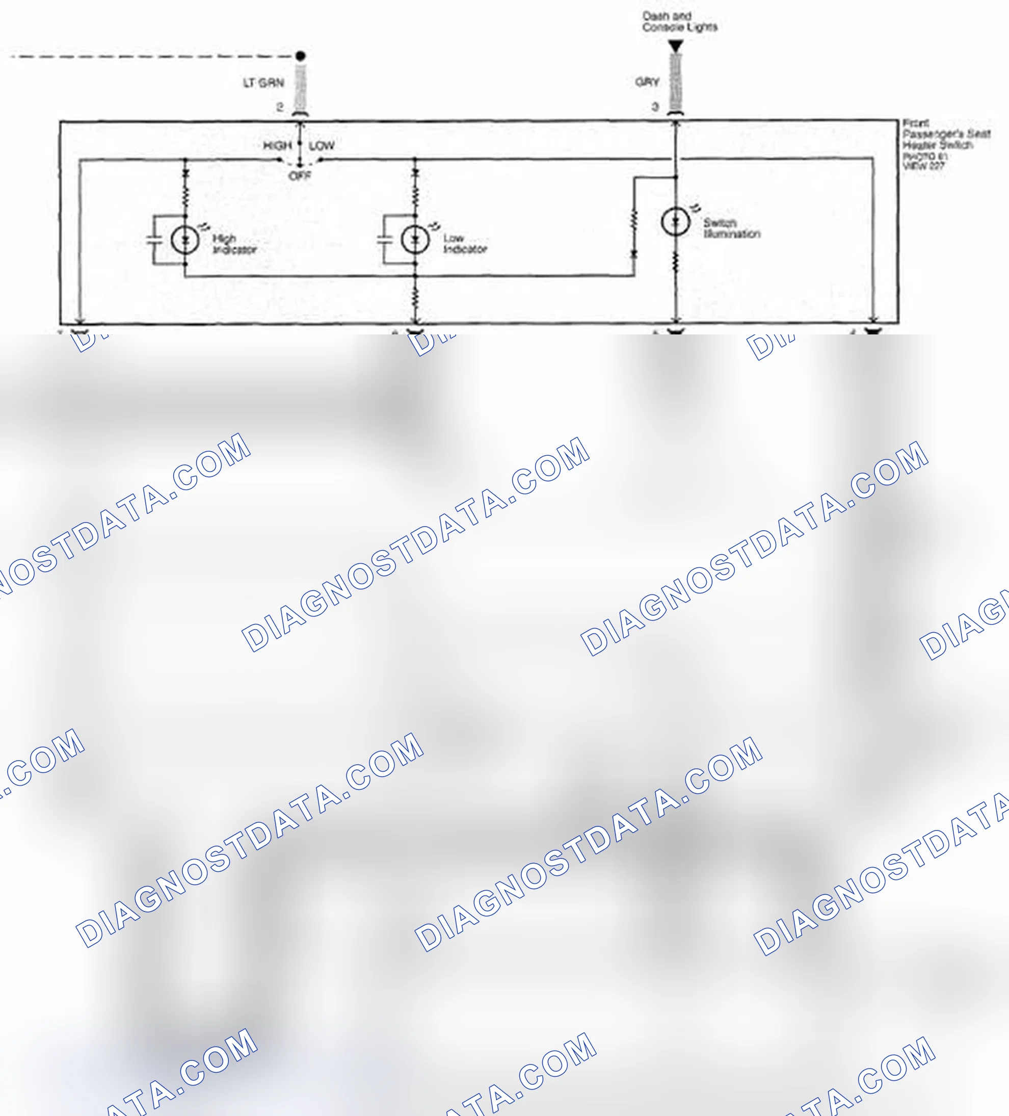 Scheme 420: Seat Heaters Circuit Diagram (Page 147-1)