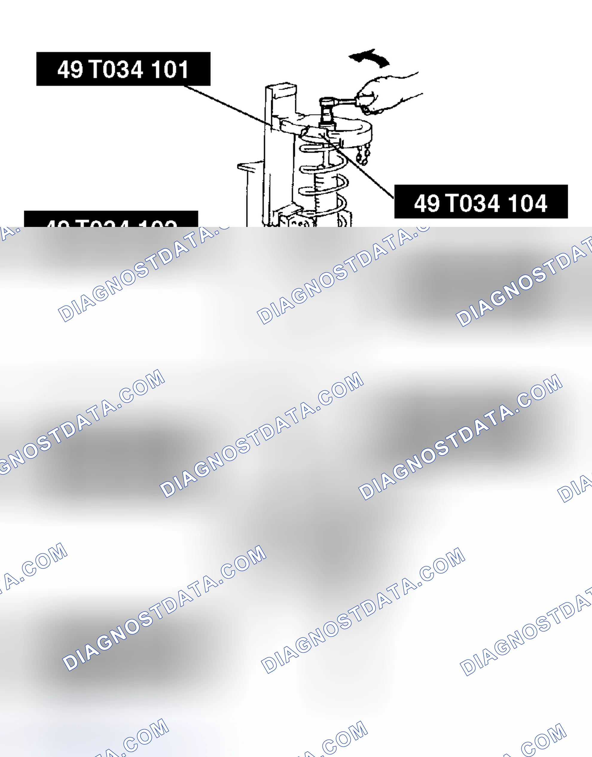 Scheme 10: PISTON ROD NUT REMOVAL NOTE