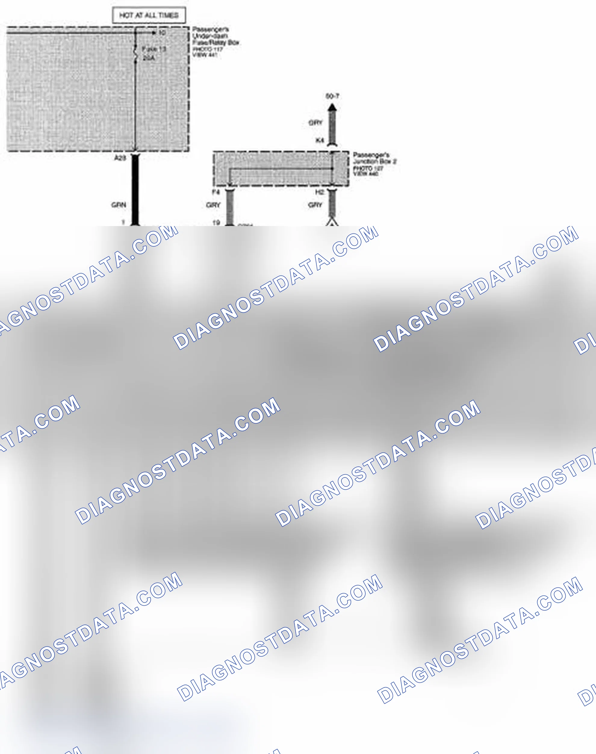 Scheme 270: Power Windows Circuit Diagram (Page 120-4)
