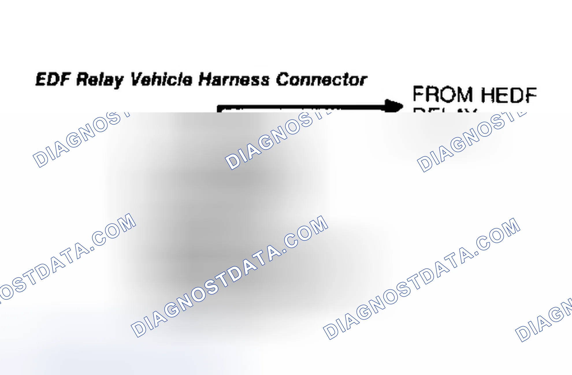 Scheme 73: EDF Relay Vehicle Harness Connector