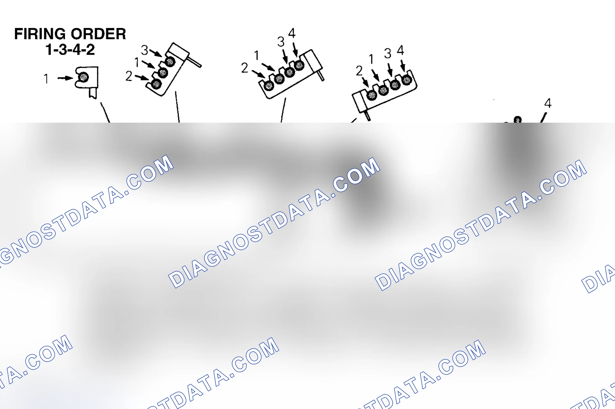 Scheme 1: Firing Order & Plug Wire Routing (1.5L)