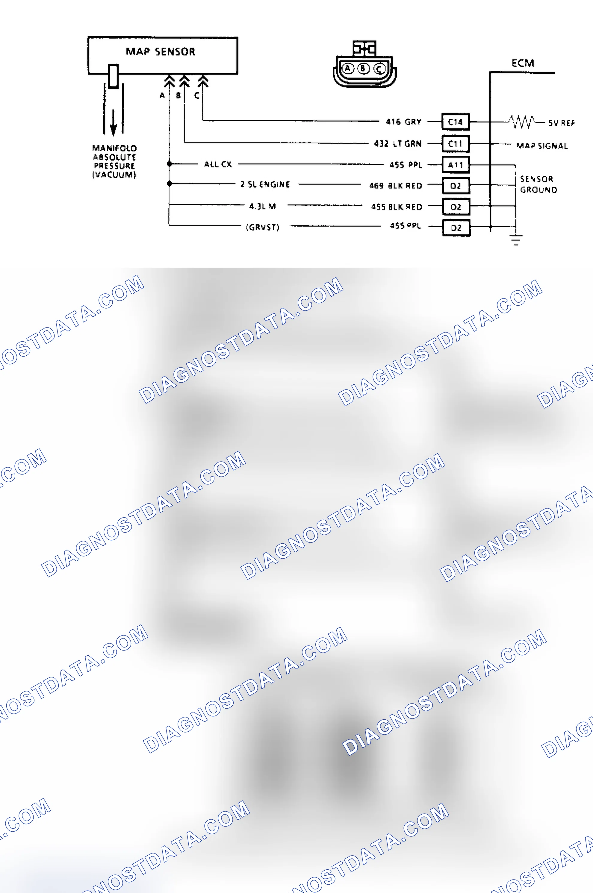 Scheme 89: Code 33, MAP Sensor (Signal Voltage High)