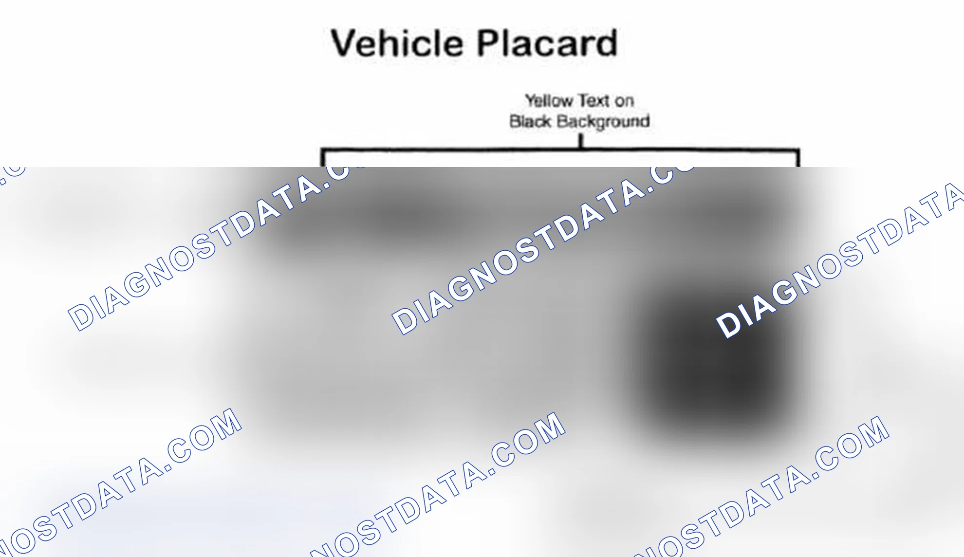 Scheme 28: Vehicle Tire Placard - Typical