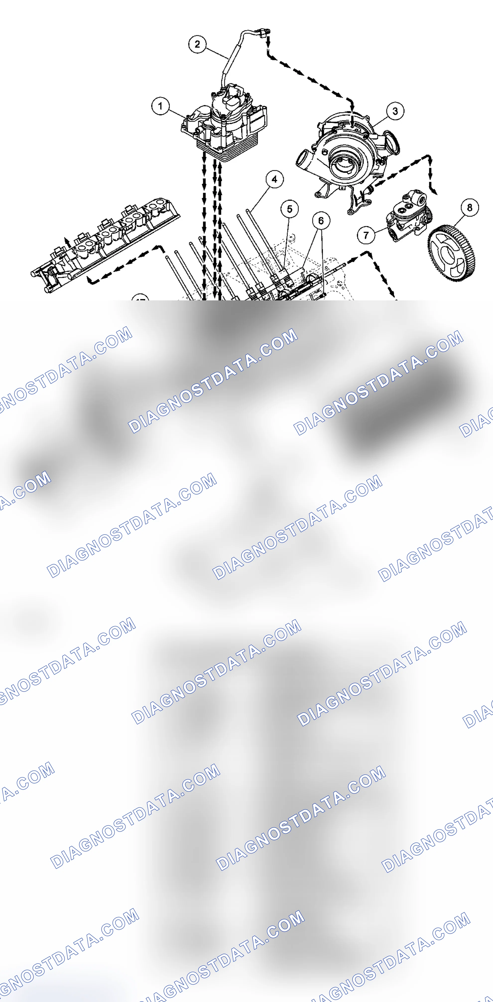 Scheme 801: Lubrication System - Low-Pressure
