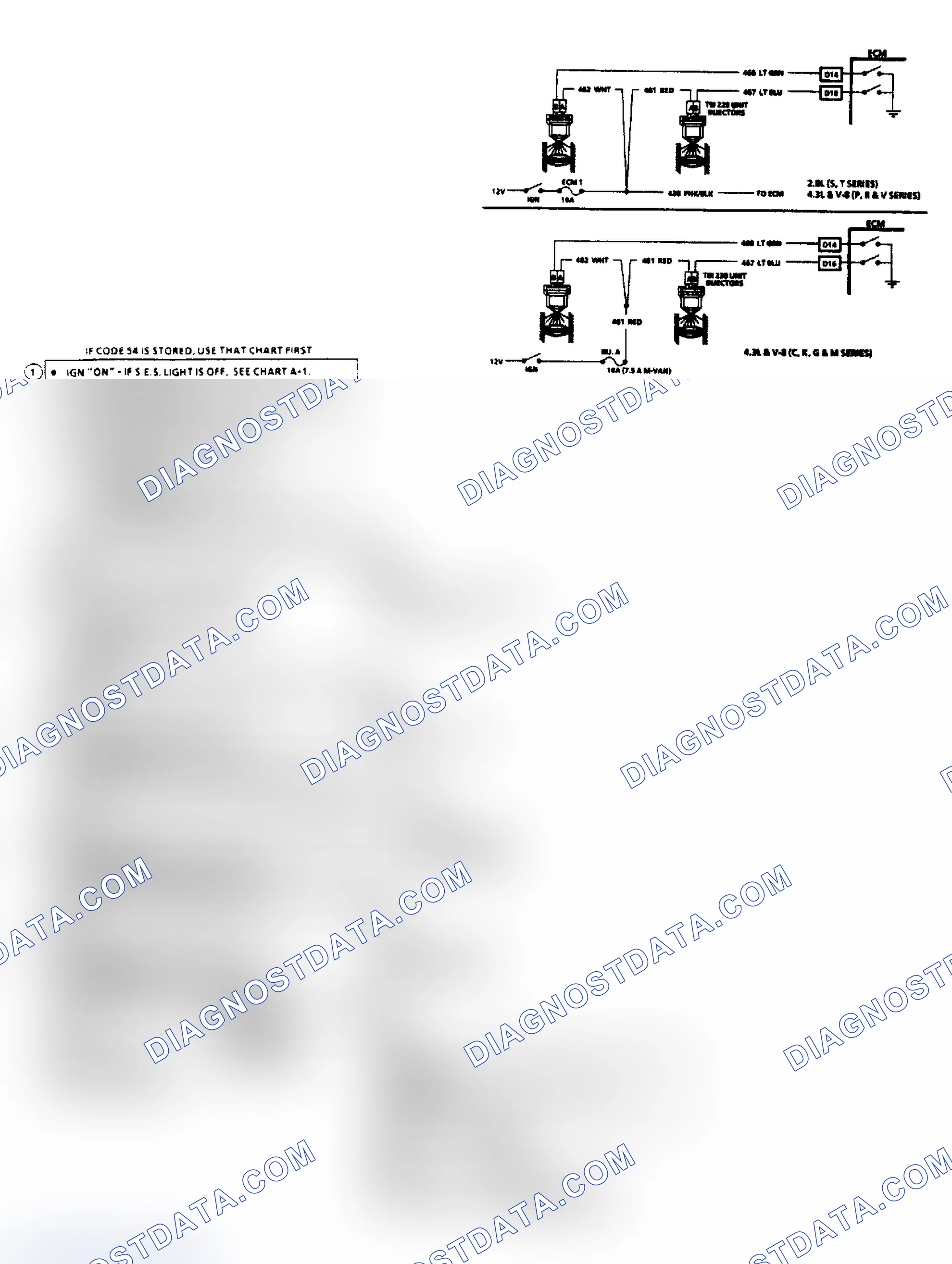 Scheme 55: Chart A3 Cranks, But Will Not Run (All Except 2.5L)