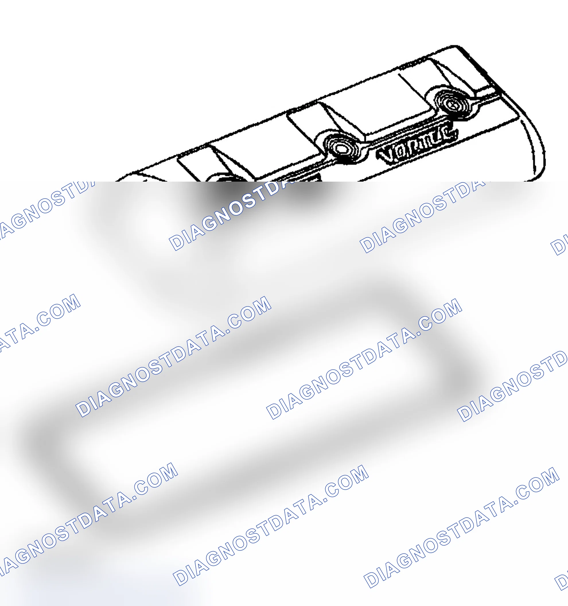 Scheme 701: Valve Rocker Arm Cover Installation - Left