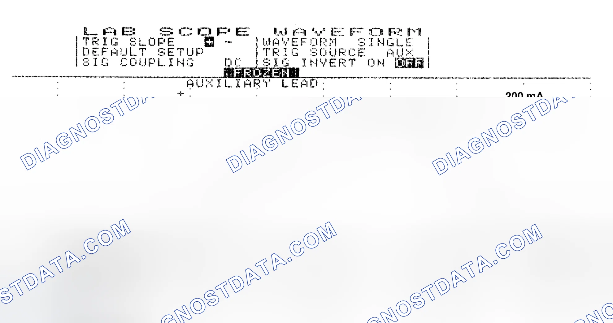Scheme 13: Single Injector w/Normal Current Flow - Current Pattern