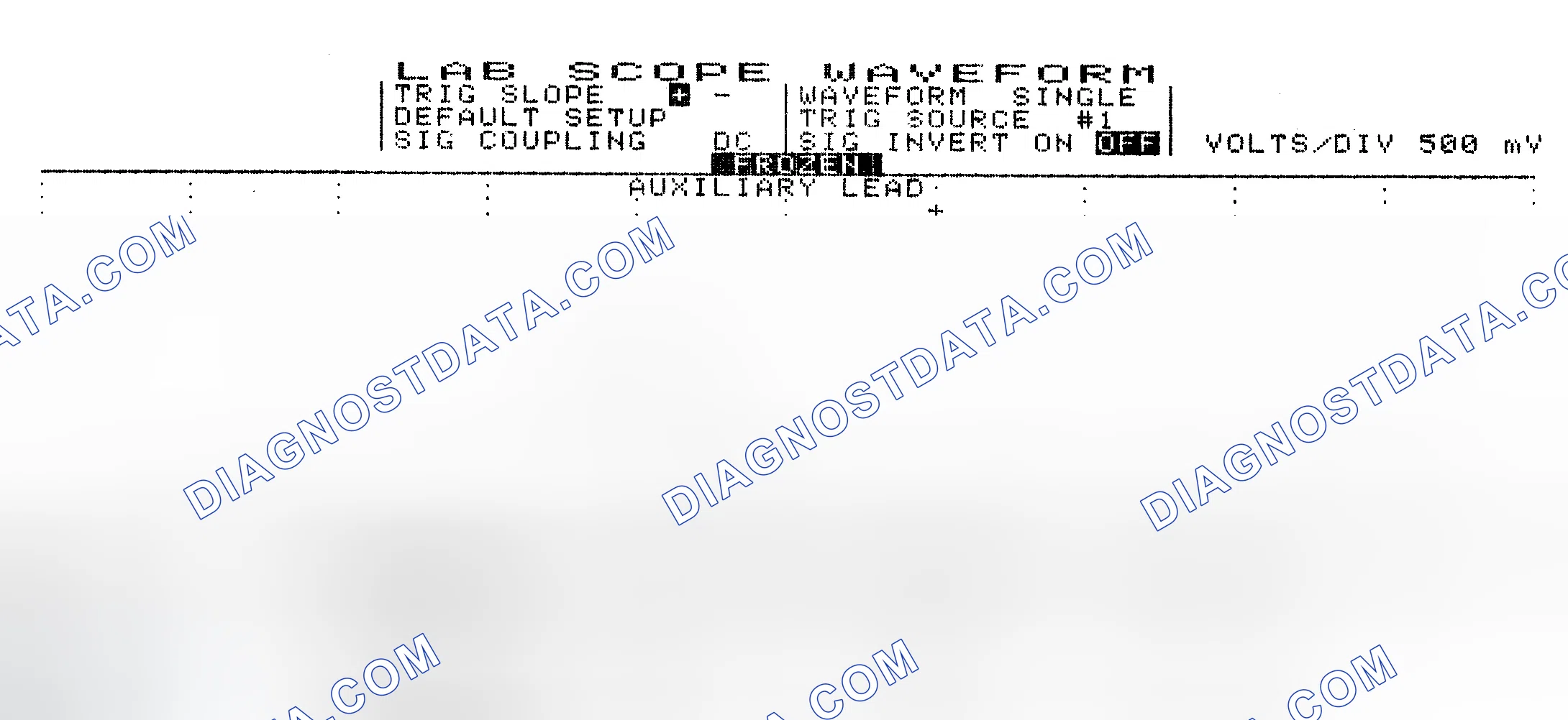 Scheme 10: Single Injector w/Excessive Current Flow - Current Pattern