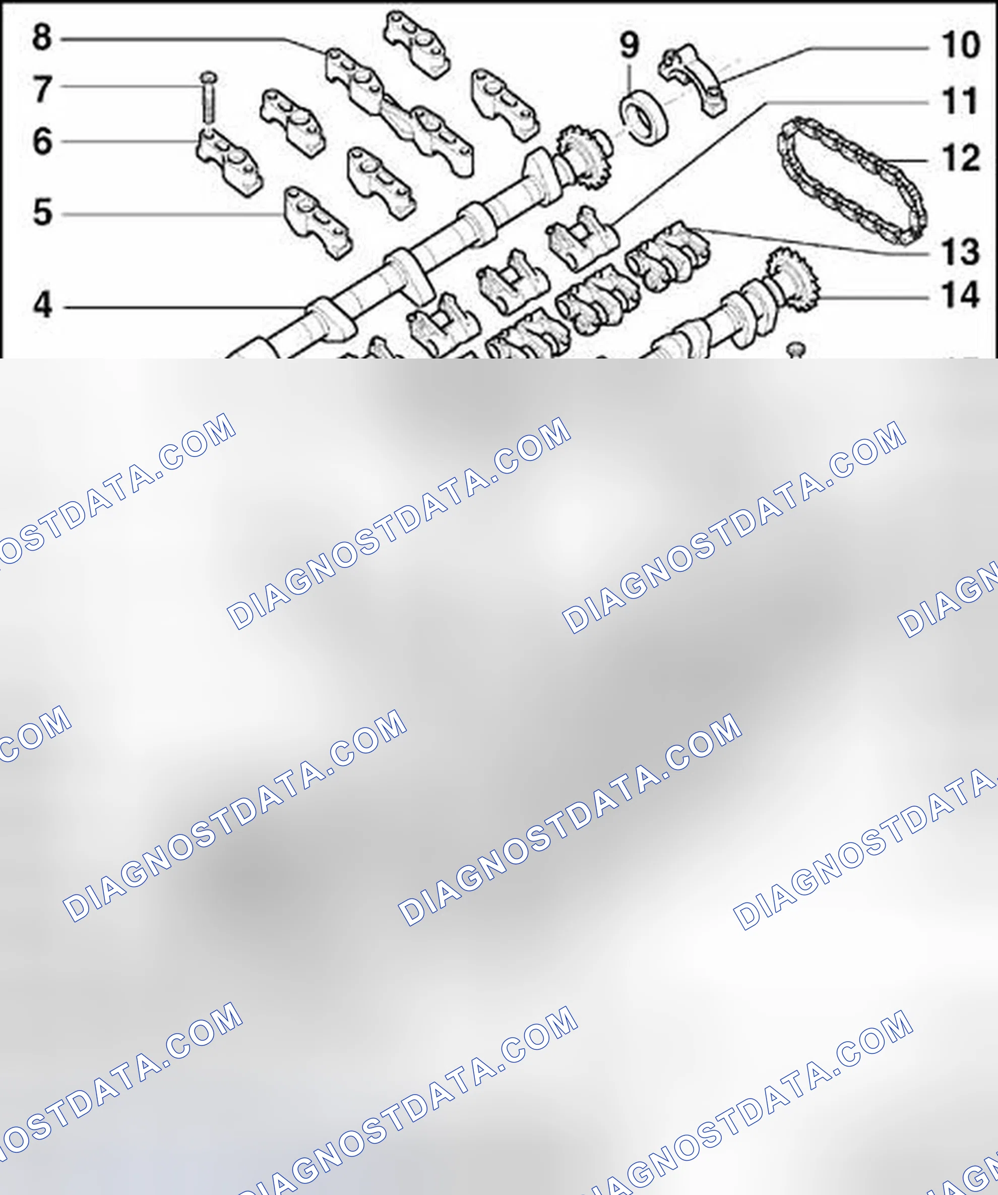 Scheme 48: Valvetrain, assembly overview