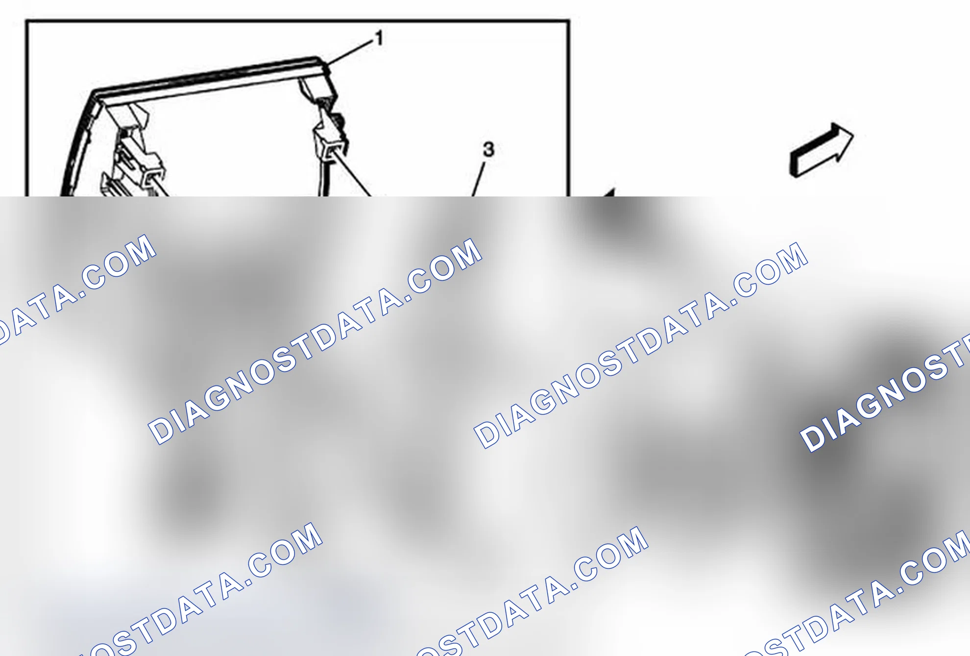 Scheme 96: Instrument Panel Lower Center Trim Plate Applique Replacement