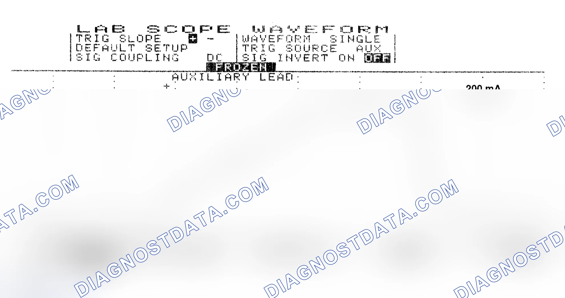 Scheme 13: Single Injector w/Normal Current Flow - Current Pattern