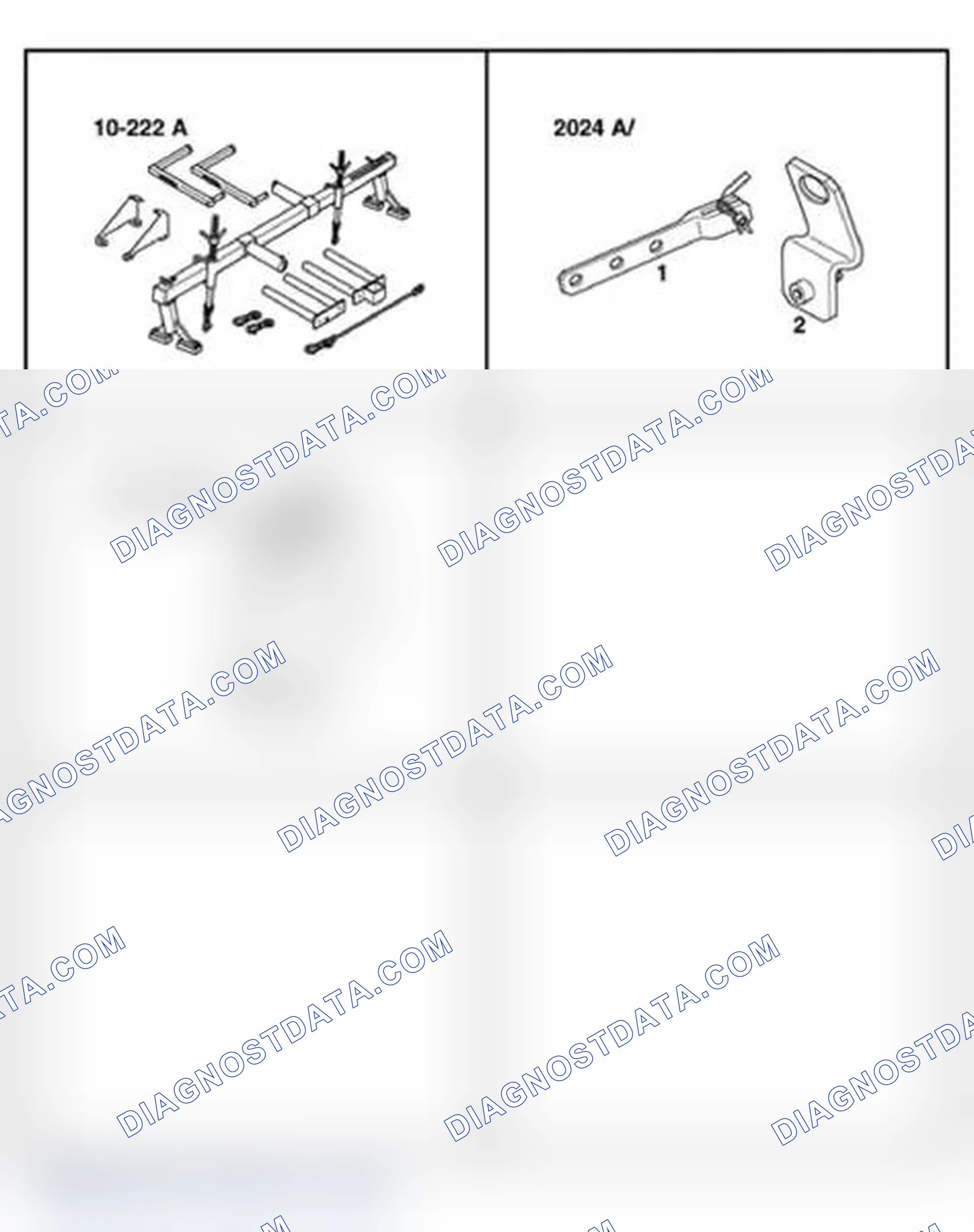 Scheme 18: Special tools and equipment