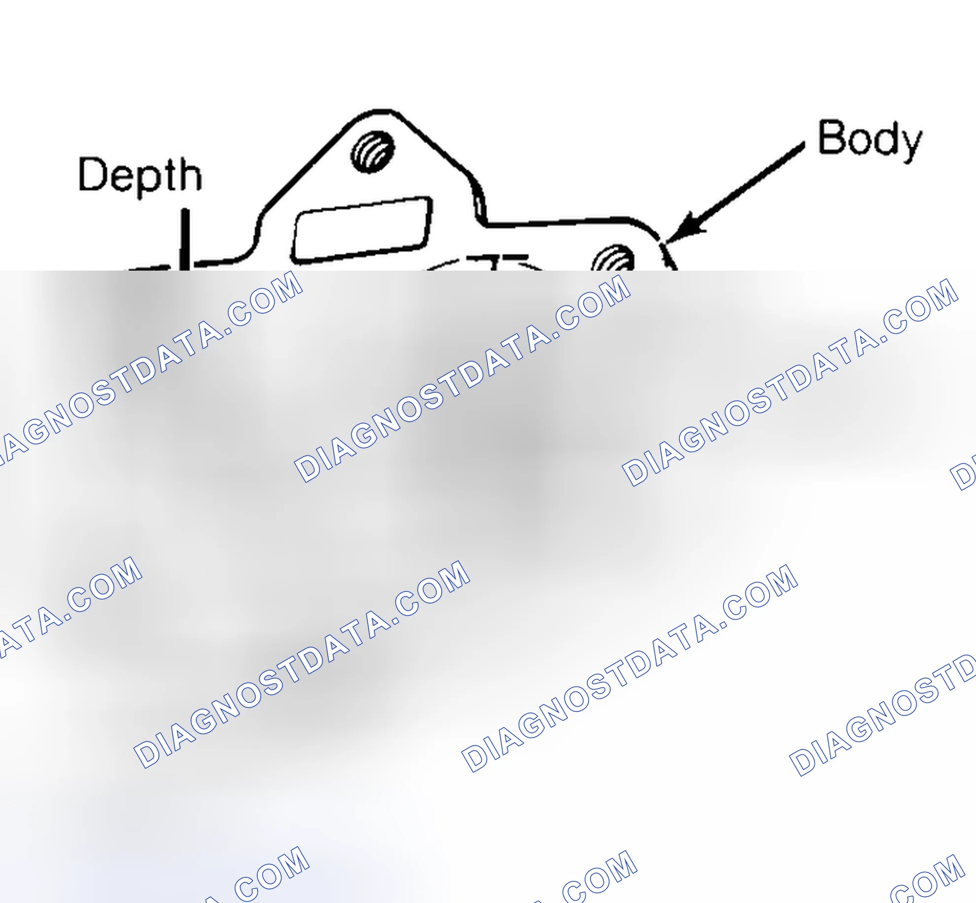Scheme 35: Measuring Oil Pump Gear Cavity