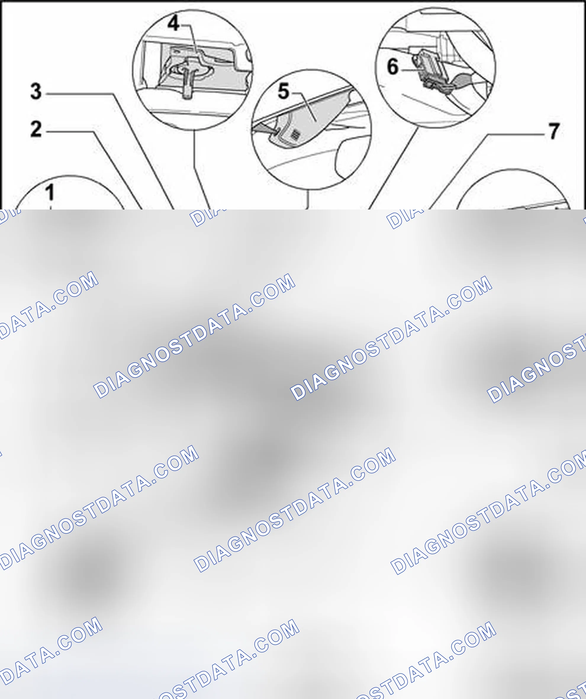 Scheme 66: Components located in passenger compartment