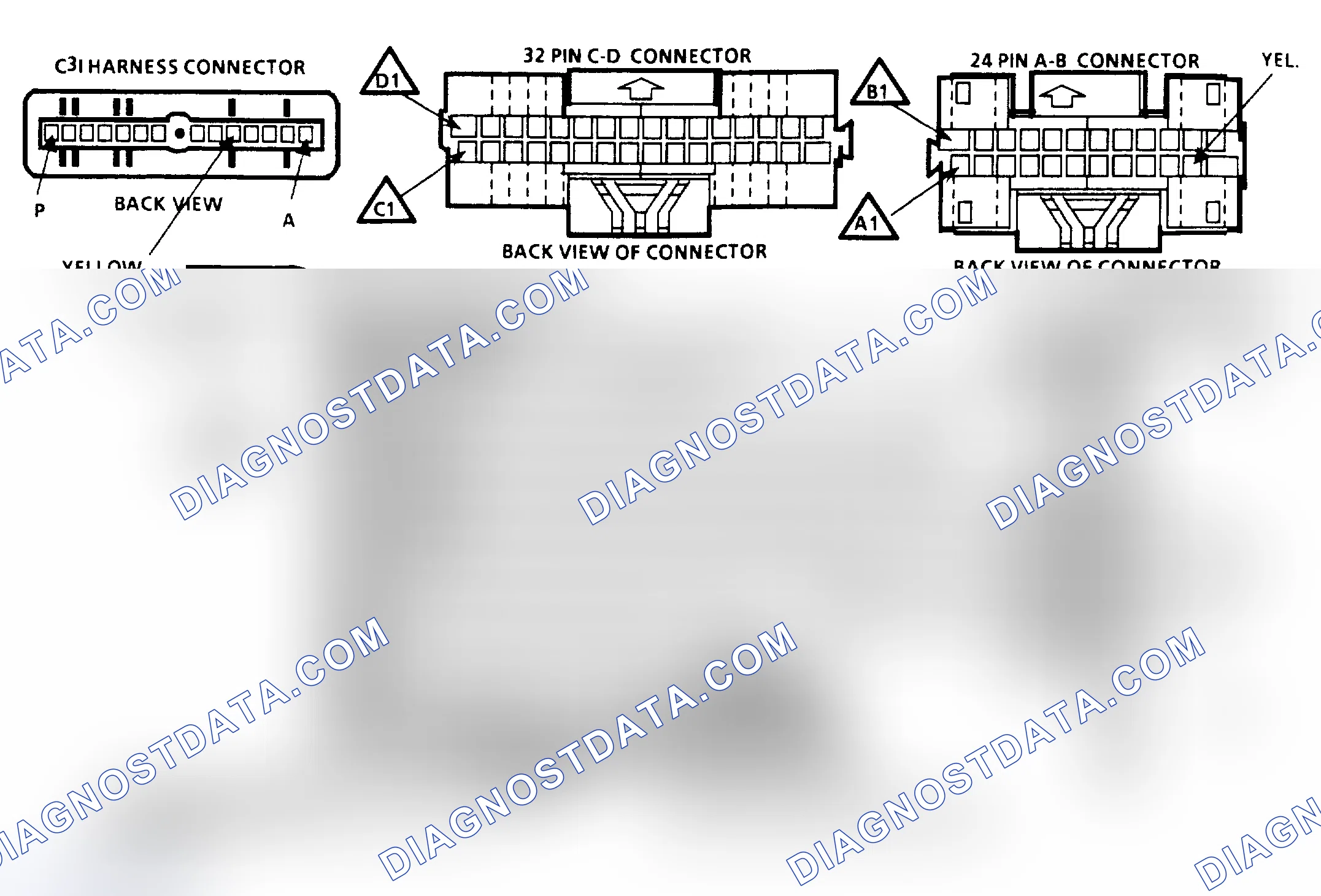 Scheme 322: Code 41 Schematic, C(3)I Ignition Cam Sensor Signal (3.8L Turbo)