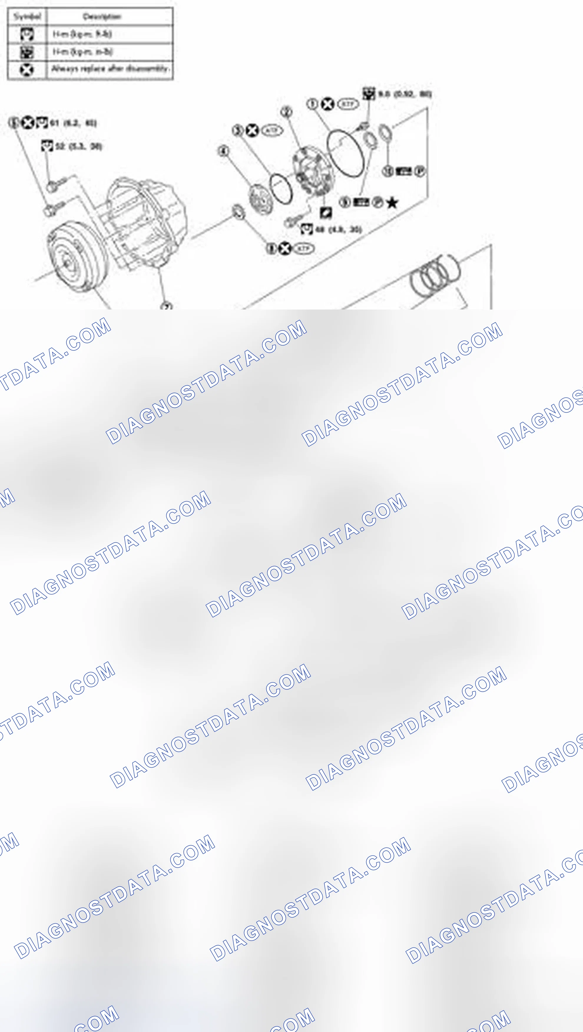 Fig. 226: Exploded View Of Transmission Assembly With Torque Specification (1 Of 2)