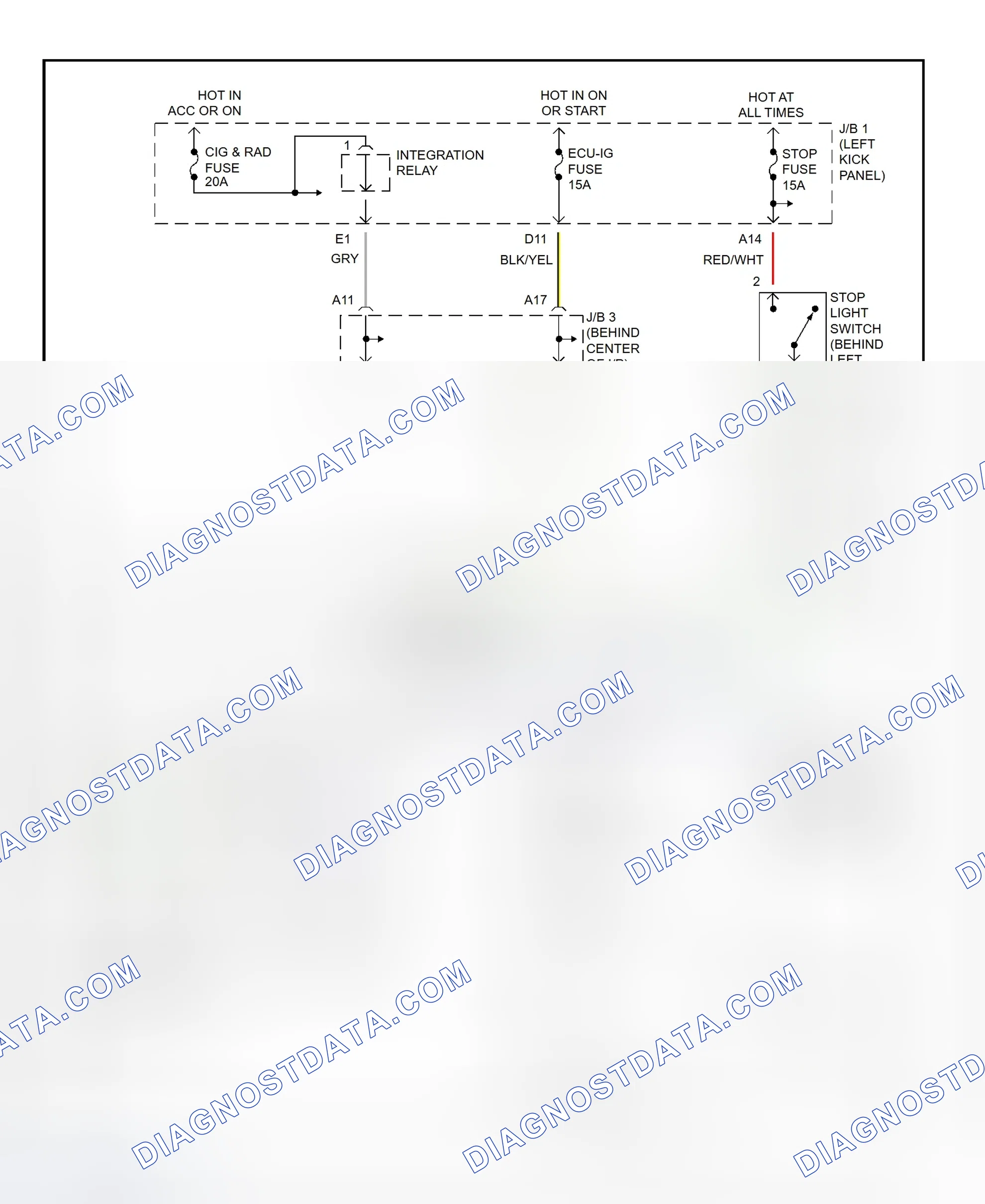 Scheme 13: Shift Interlock System Wiring Diagram (1995-96 Corolla)