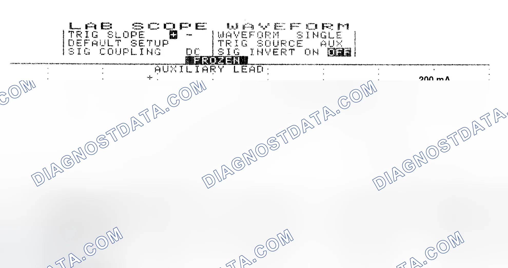 Scheme 13: Single Injector w/Normal Current Flow - Current Pattern