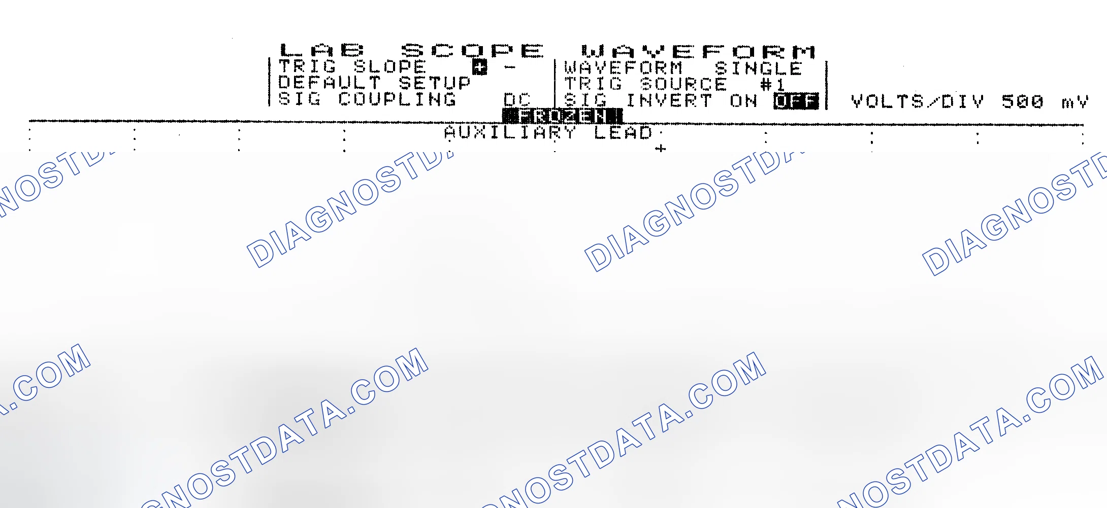 Scheme 10: Single Injector w/Excessive Current Flow - Current Pattern