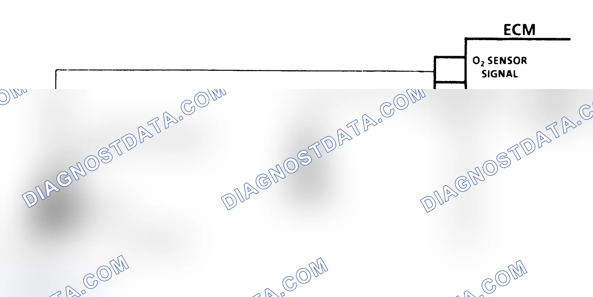 Scheme 1: Code 13 Schematic (5.7L) Open Oxygen Sensor Circuit