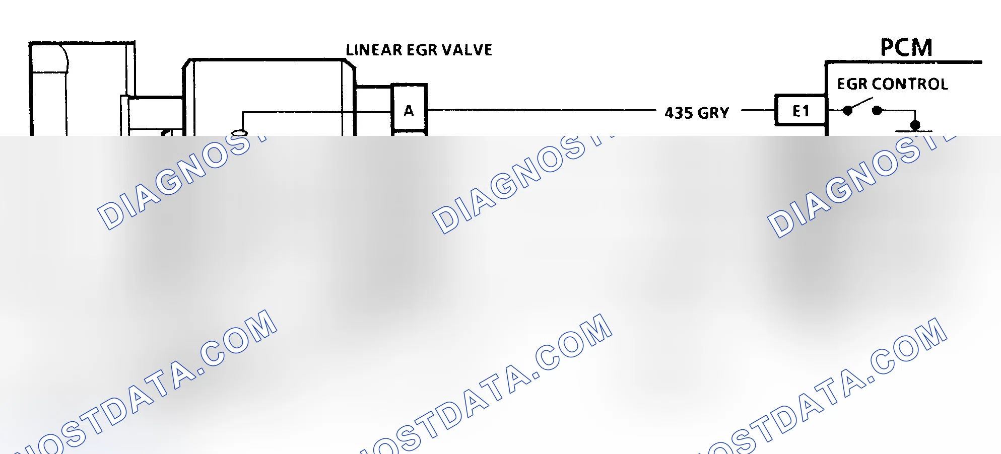 Scheme 254: Code 32 Schematic ("C" & "K" Series A/T) EGR Circuit Error With Linear EGR