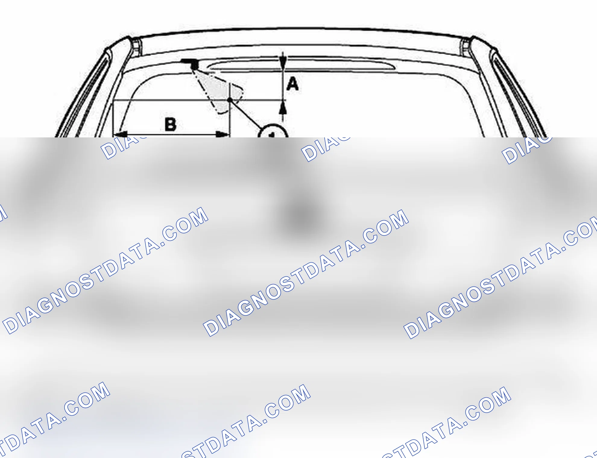 Scheme 161: 61 62 100 Adjusting jet nozzle for rear window washer unit