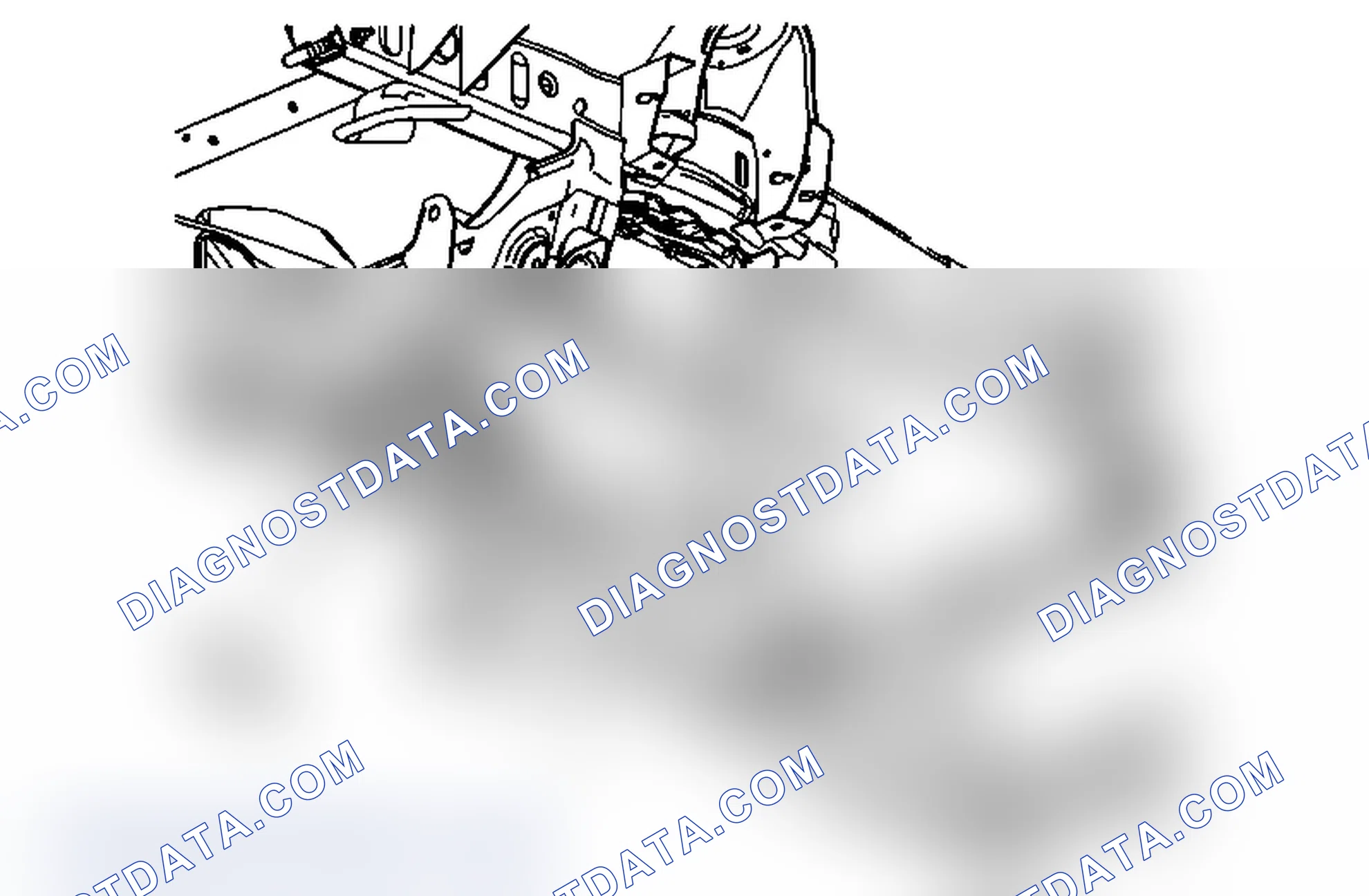 Scheme 10: Drivetrain and Front Suspension Frame Front Crossmember Replacement (1500, 2500 LD)