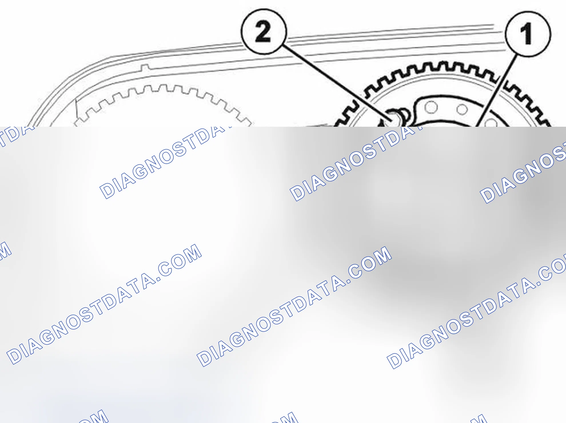 Scheme 319: Installing the camshaft variable valve timing unit
