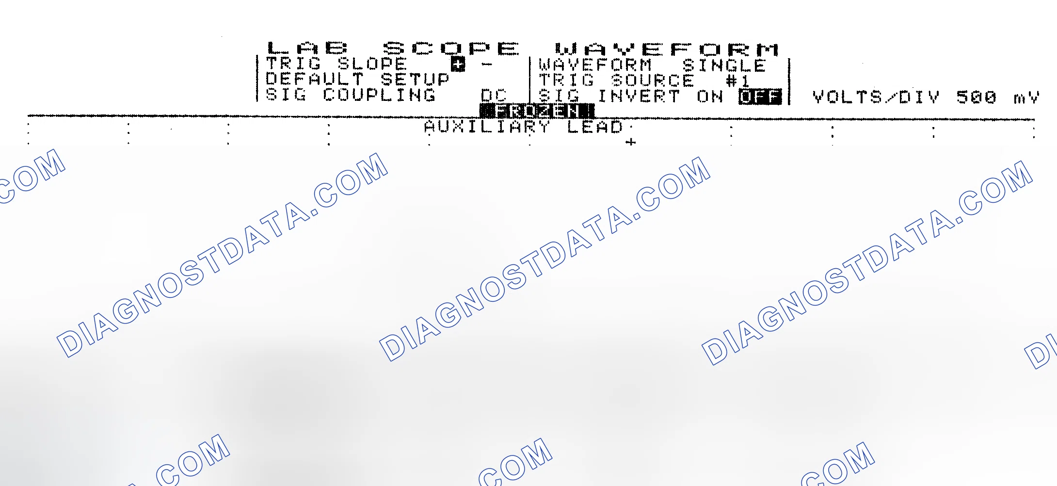 Scheme 10: Single Injector w/Excessive Current Flow - Current Pattern