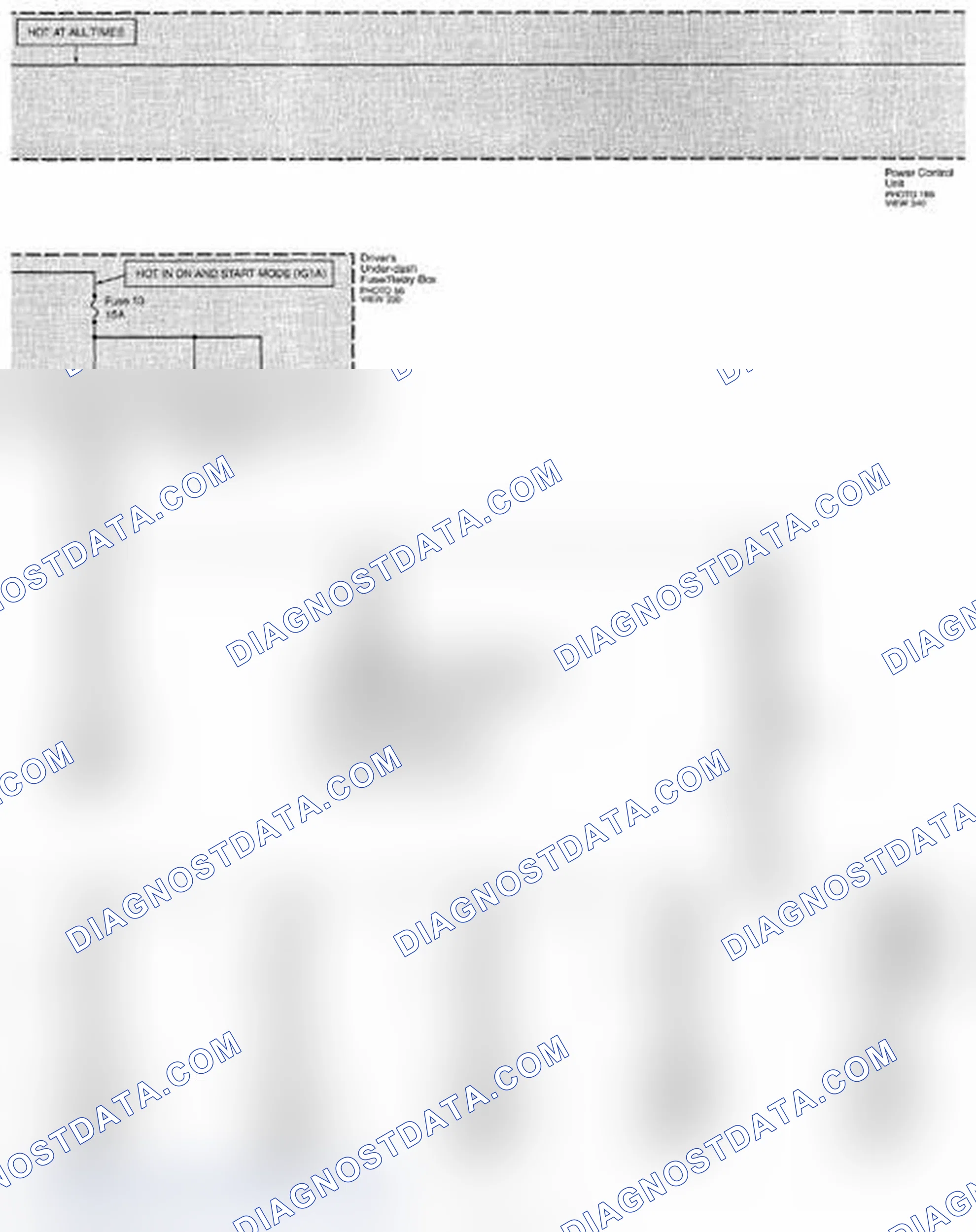Scheme 117: Power Distribution Circuit Diagram - Keyless Access (Page 10-34)