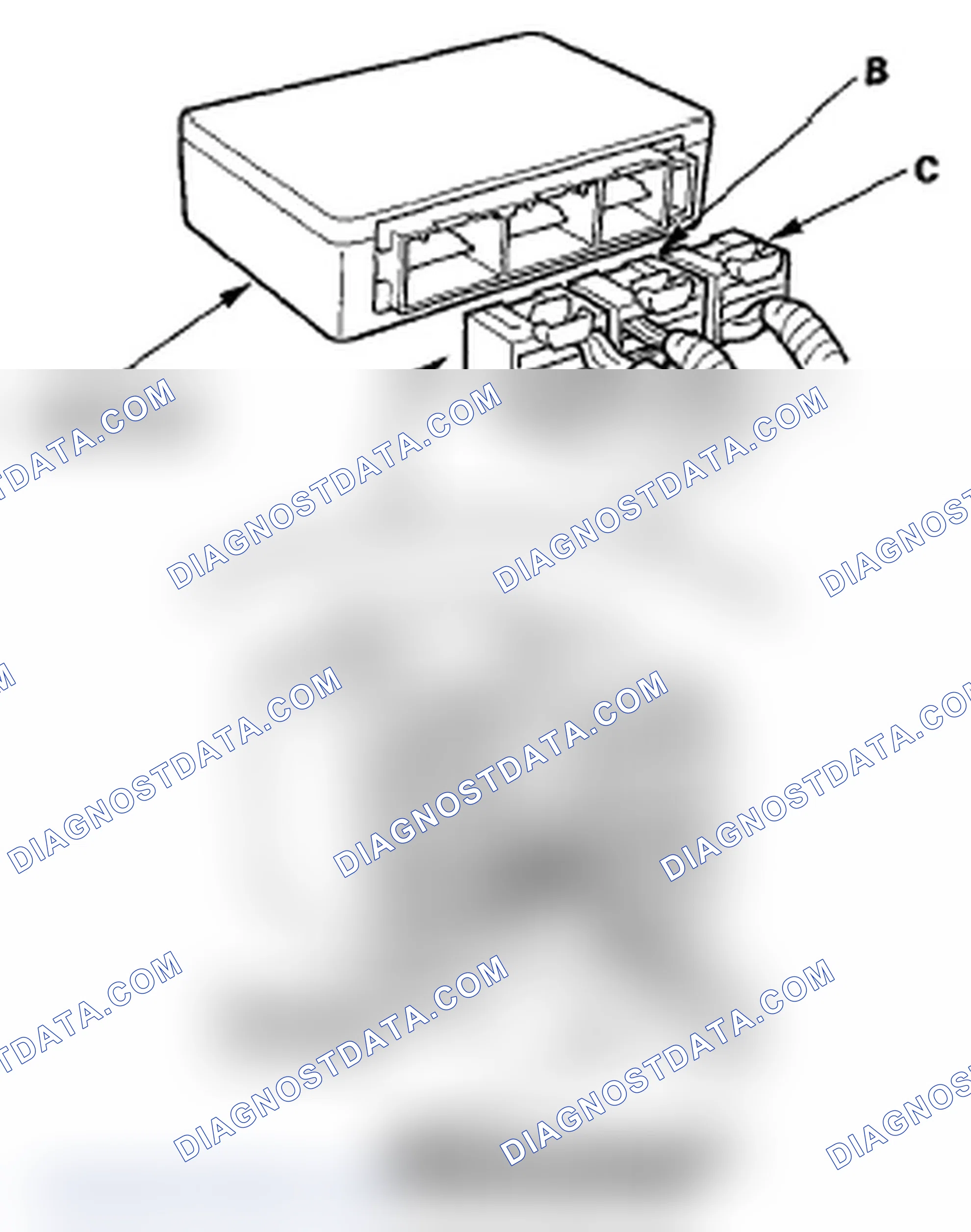 Scheme 19: Opening the SRS Unit Shorting Connectors for Diagnosis