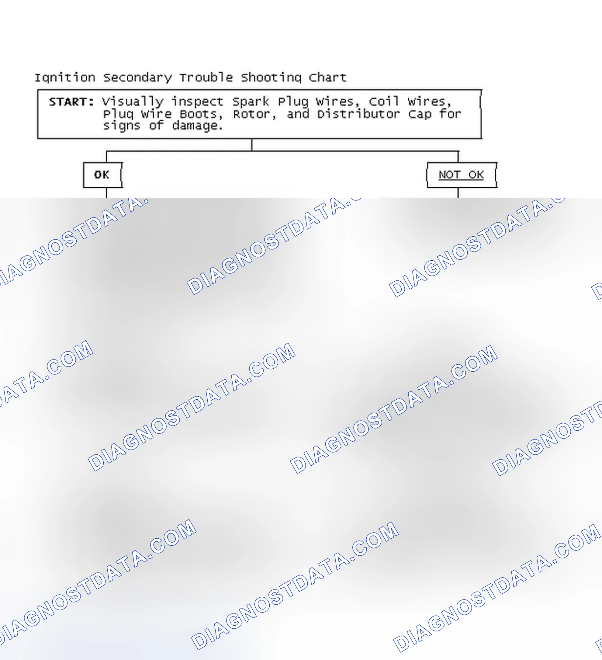 Scheme 1: Ignition Secondary Trouble Shooting Chart