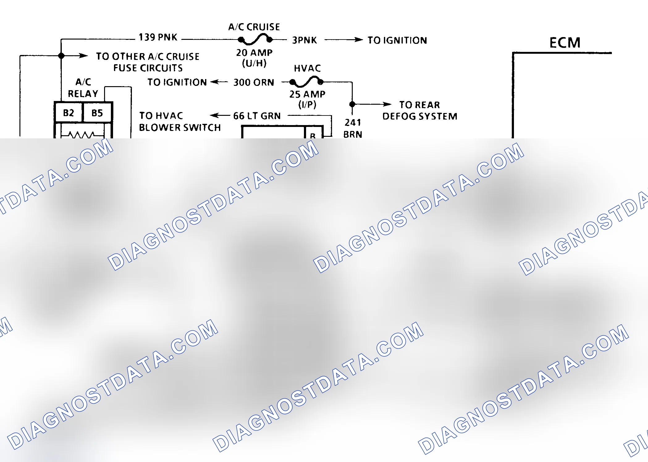 Scheme 173: Chart C-10 Schematic (5.7L VIN P - "F" Body) A/C Clutch Control Circuit Diagnosis