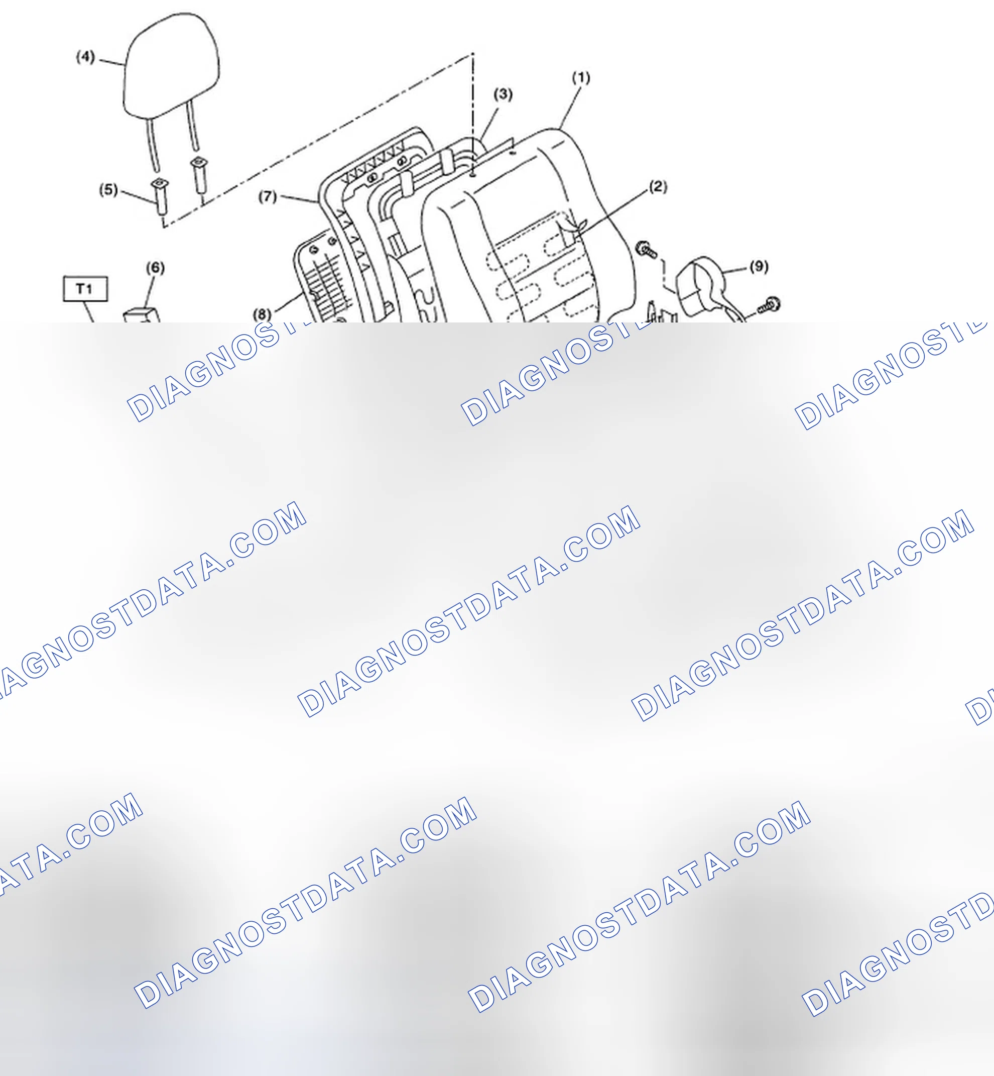 Scheme 21: FRONT SEAT RH (MANUAL SEAT)