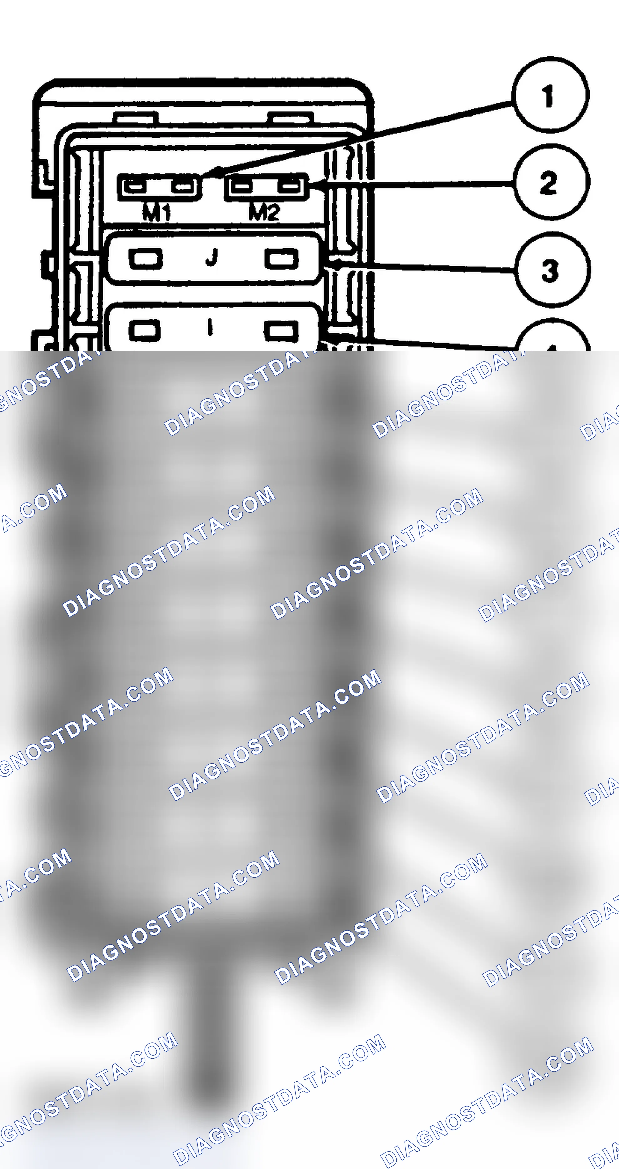 Scheme 12: UNDERHOOD FUSE PANEL IDENTIFICATION - 1992-93