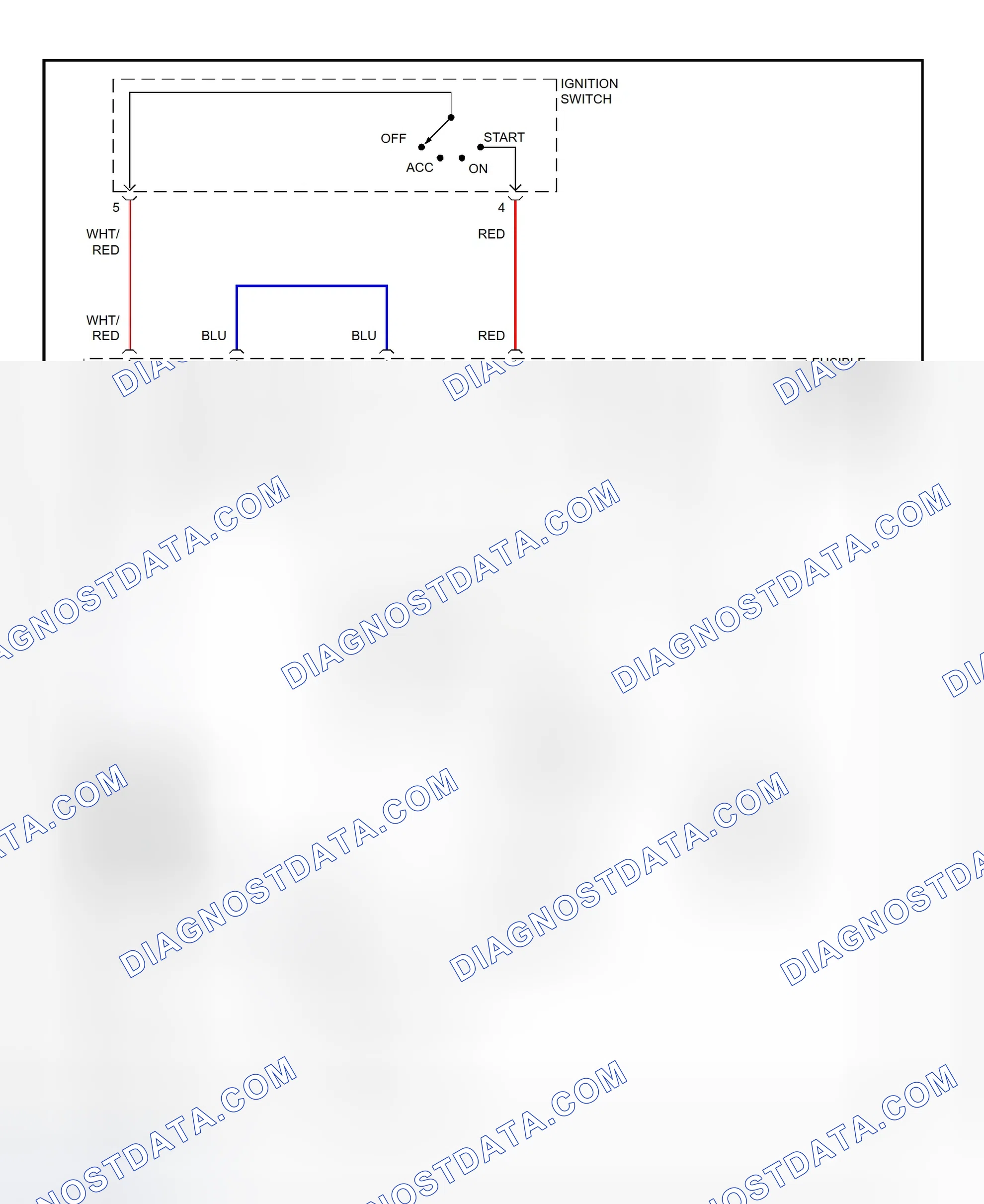 Fig. 29: Starting System Wiring Diagram (MR2)