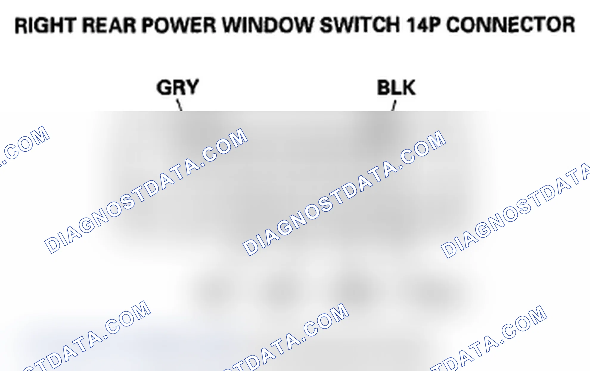 Scheme 16: Right Rear Power Window Switch Input Test