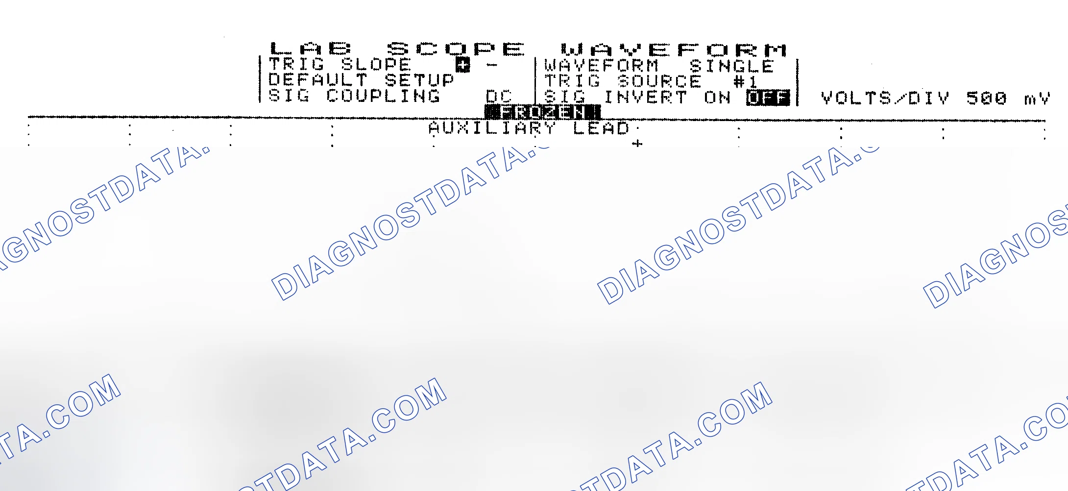 Scheme 10: Single Injector w/Excessive Current Flow - Current Pattern