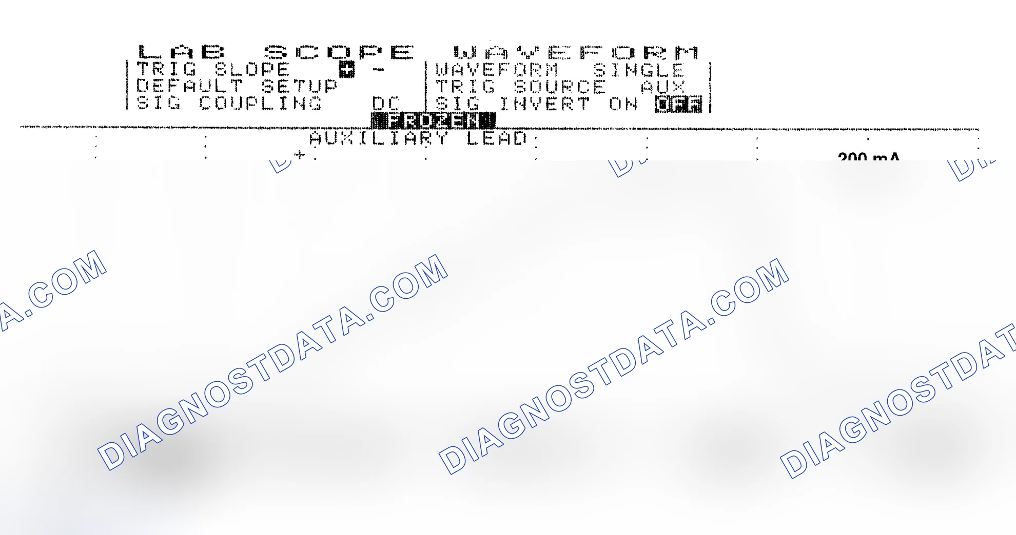 Scheme 13: Single Injector w/Normal Current Flow - Current Pattern
