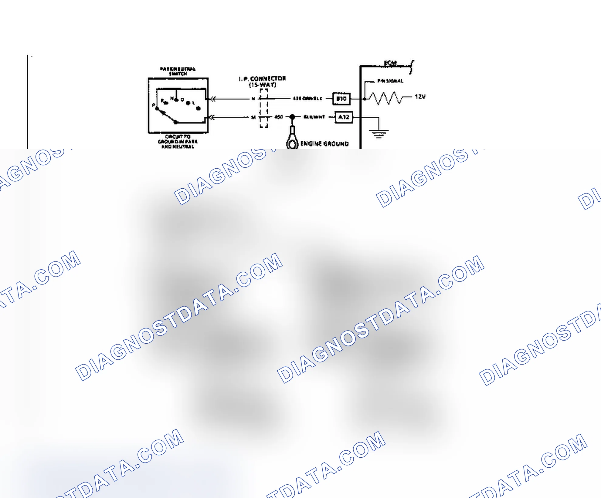 Scheme 265: Flow Chart - Park/Neutral Switch ("F" Body)
