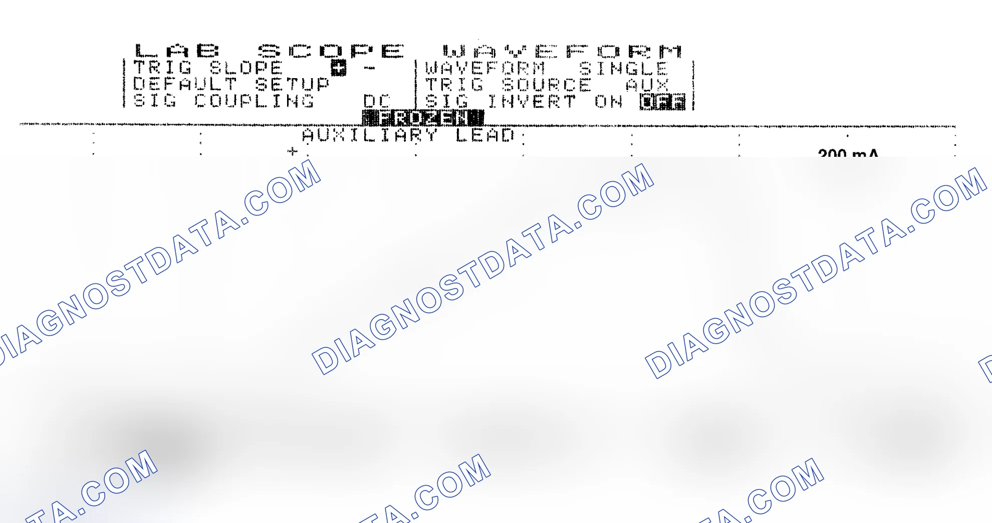 Scheme 13: Single Injector w/Normal Current Flow - Current Pattern