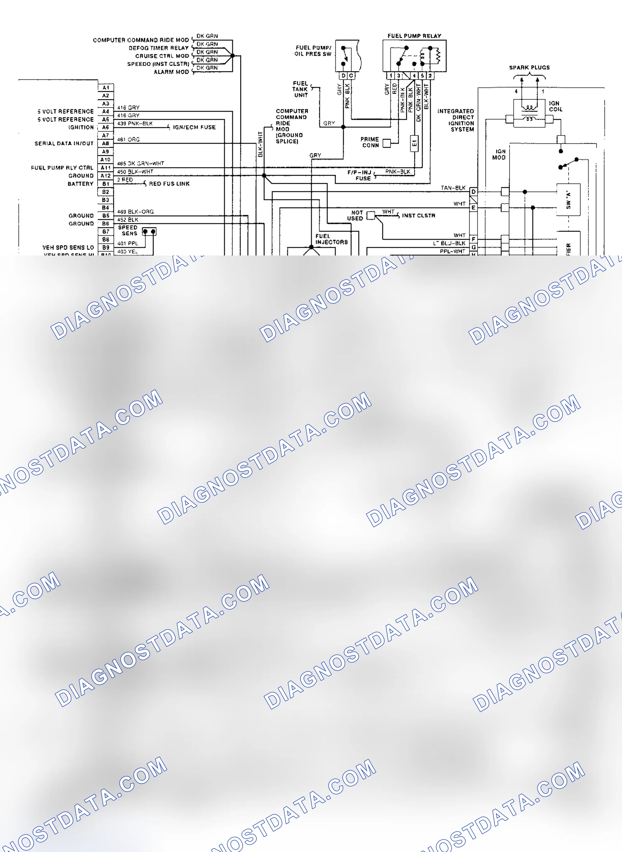 Scheme 10: 2.3L (VIN 3) ECM Wiring Diagram (Skylark)